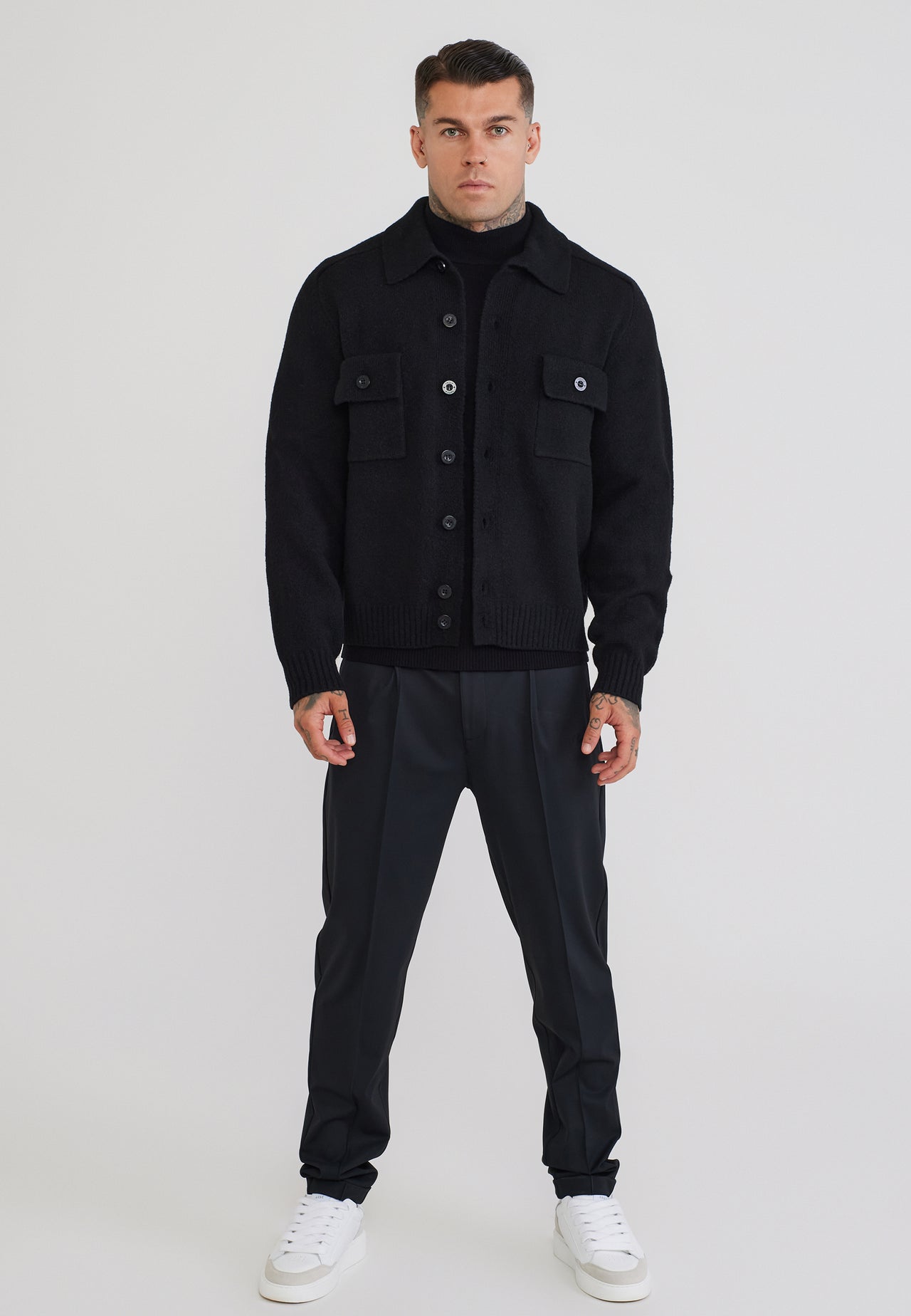 Black Knitted Cardigan (2)
