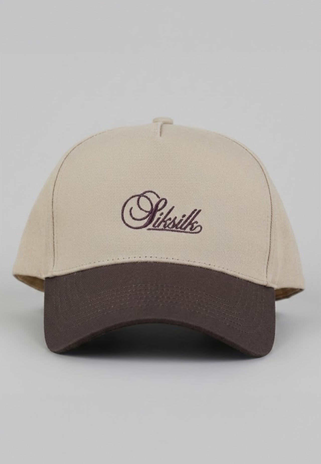 Beige and Brown Core Cotton Cap (1)
