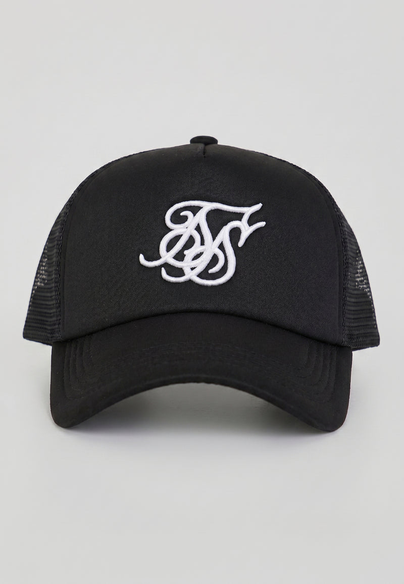 Black and White Core Foam Trucker Cap (1)