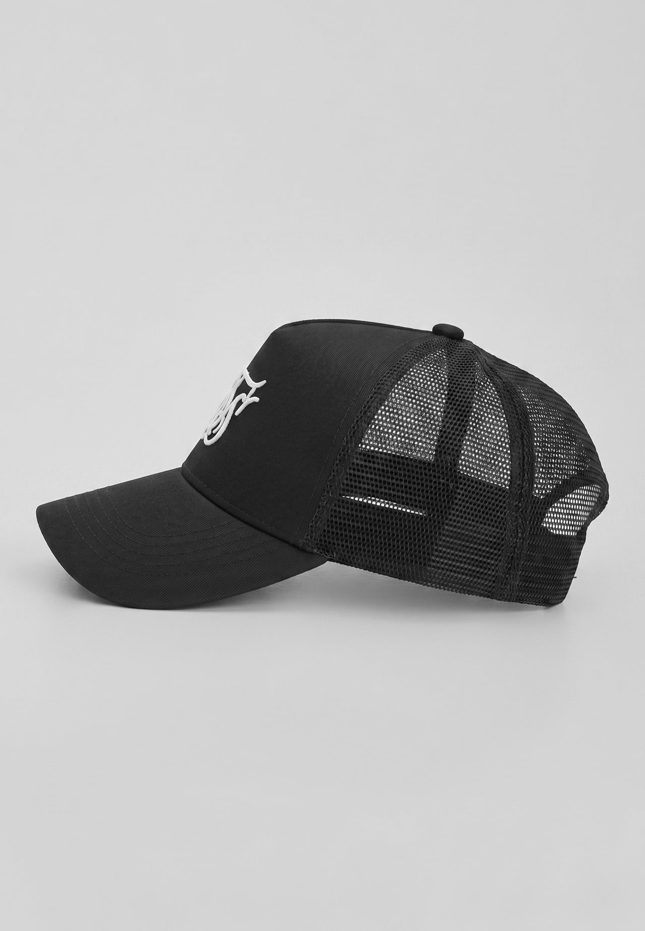Black and White Core Foam Trucker Cap (2)