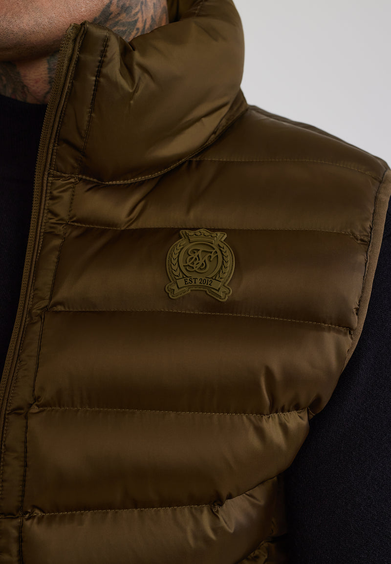 Khaki Green Gilet (1)