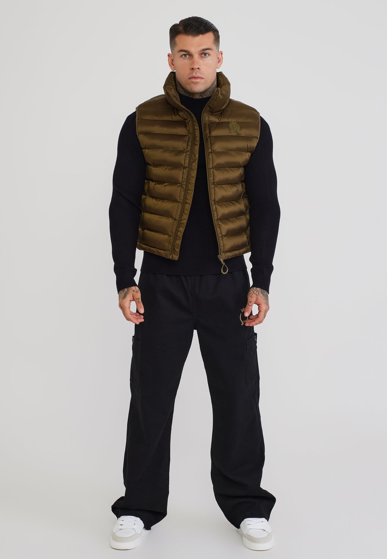 Khaki Green Gilet (2)