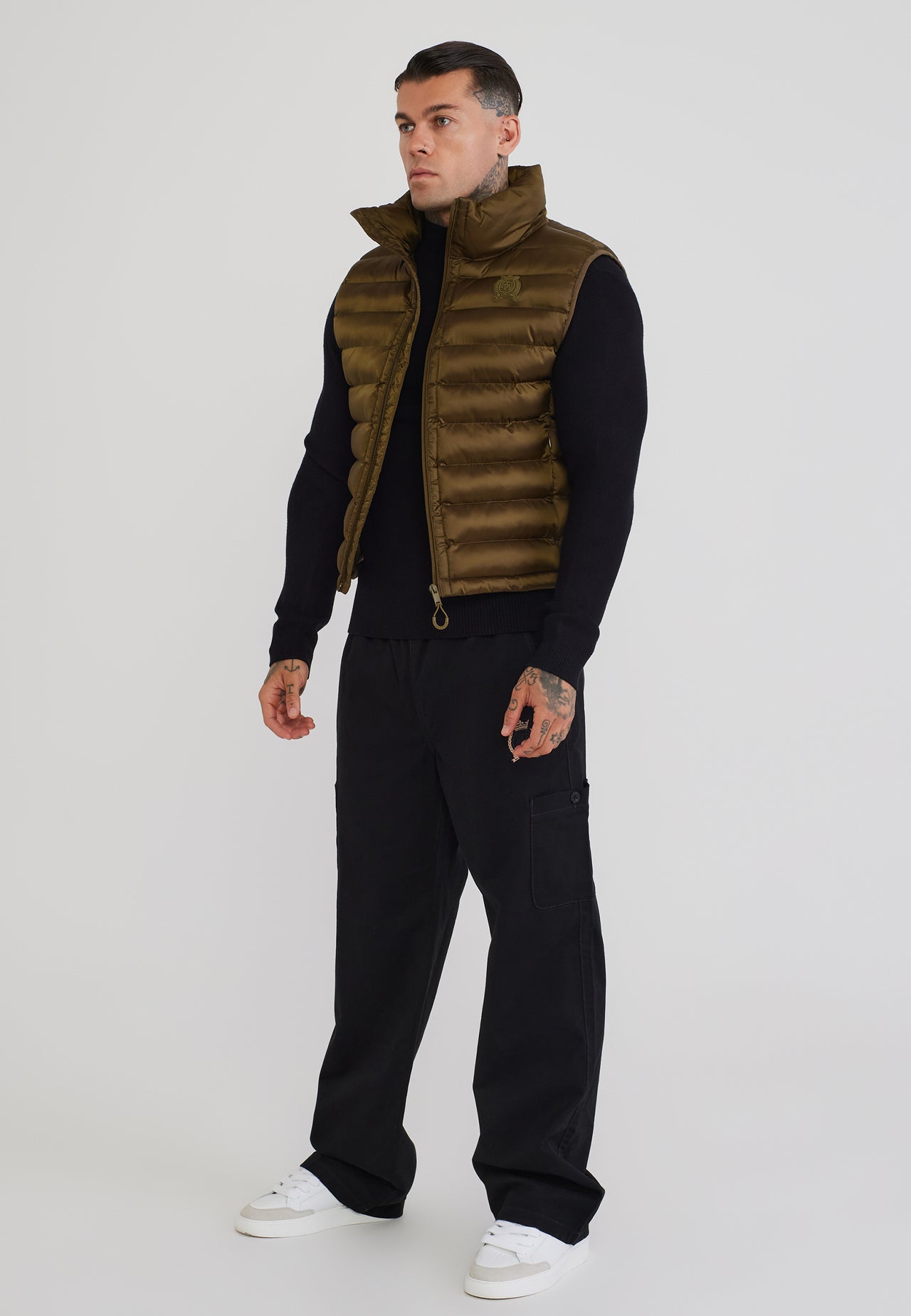 Khaki Green Gilet (3)