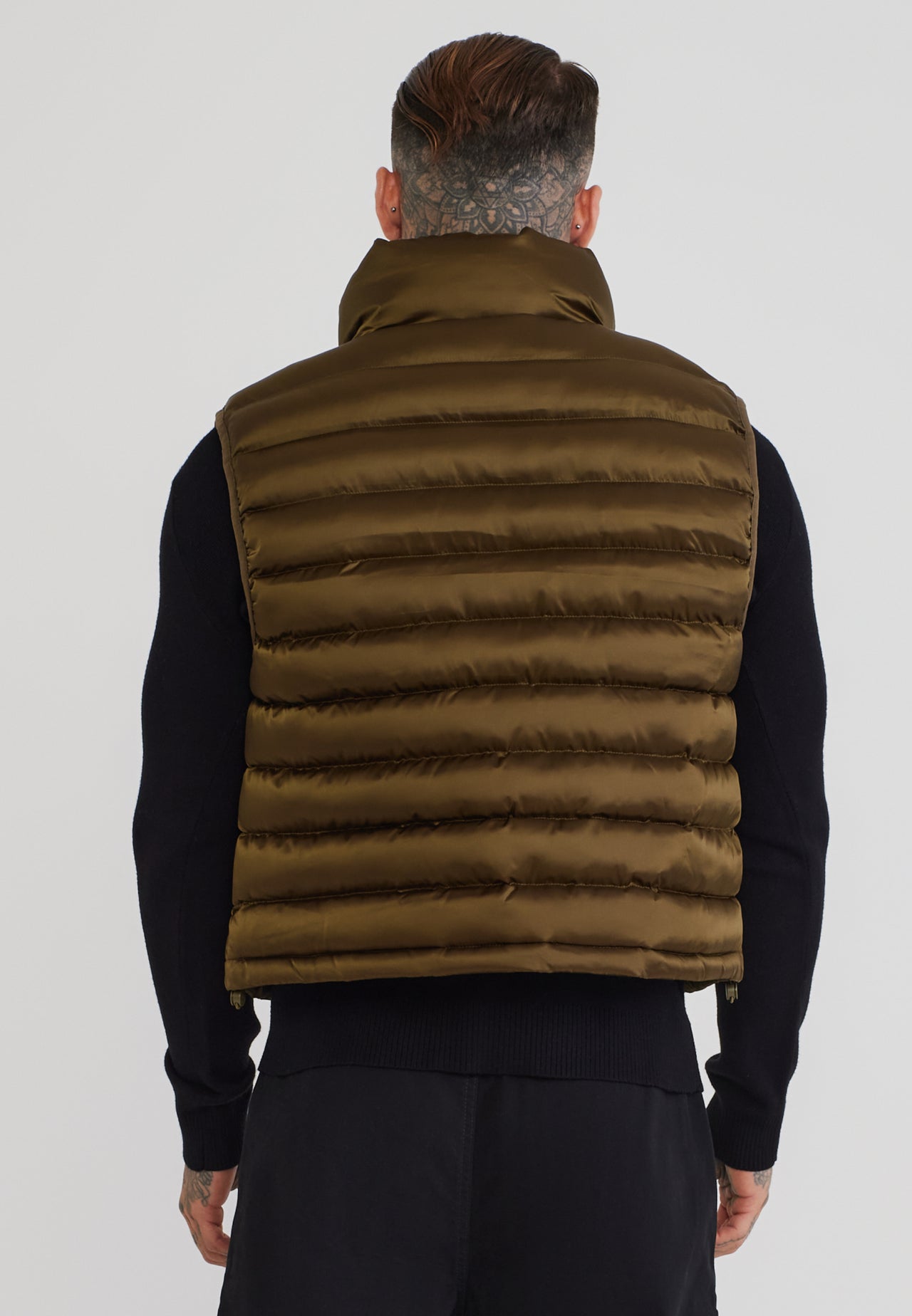 Khaki Green Gilet (4)