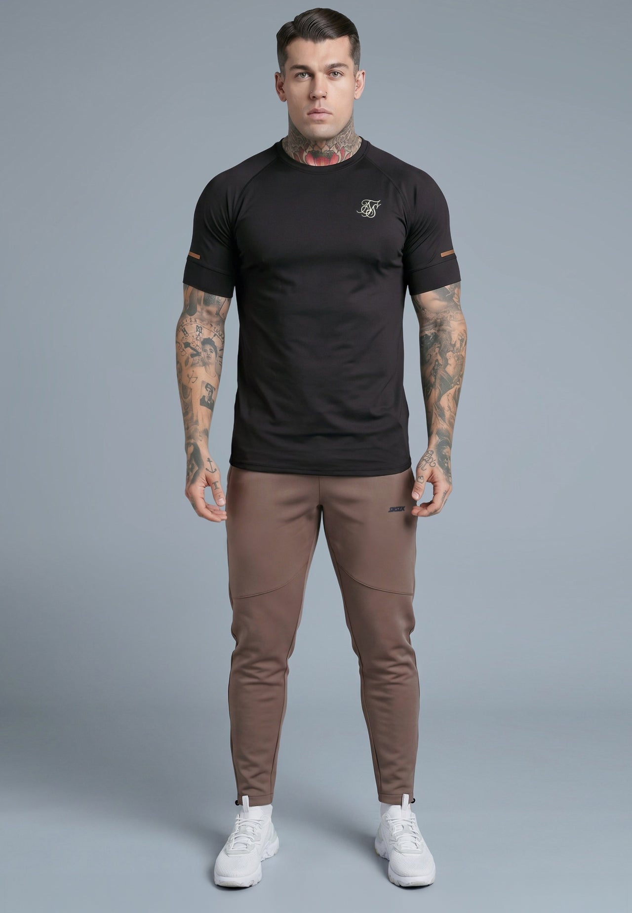 Brown Muscle Fit Joggers (1)