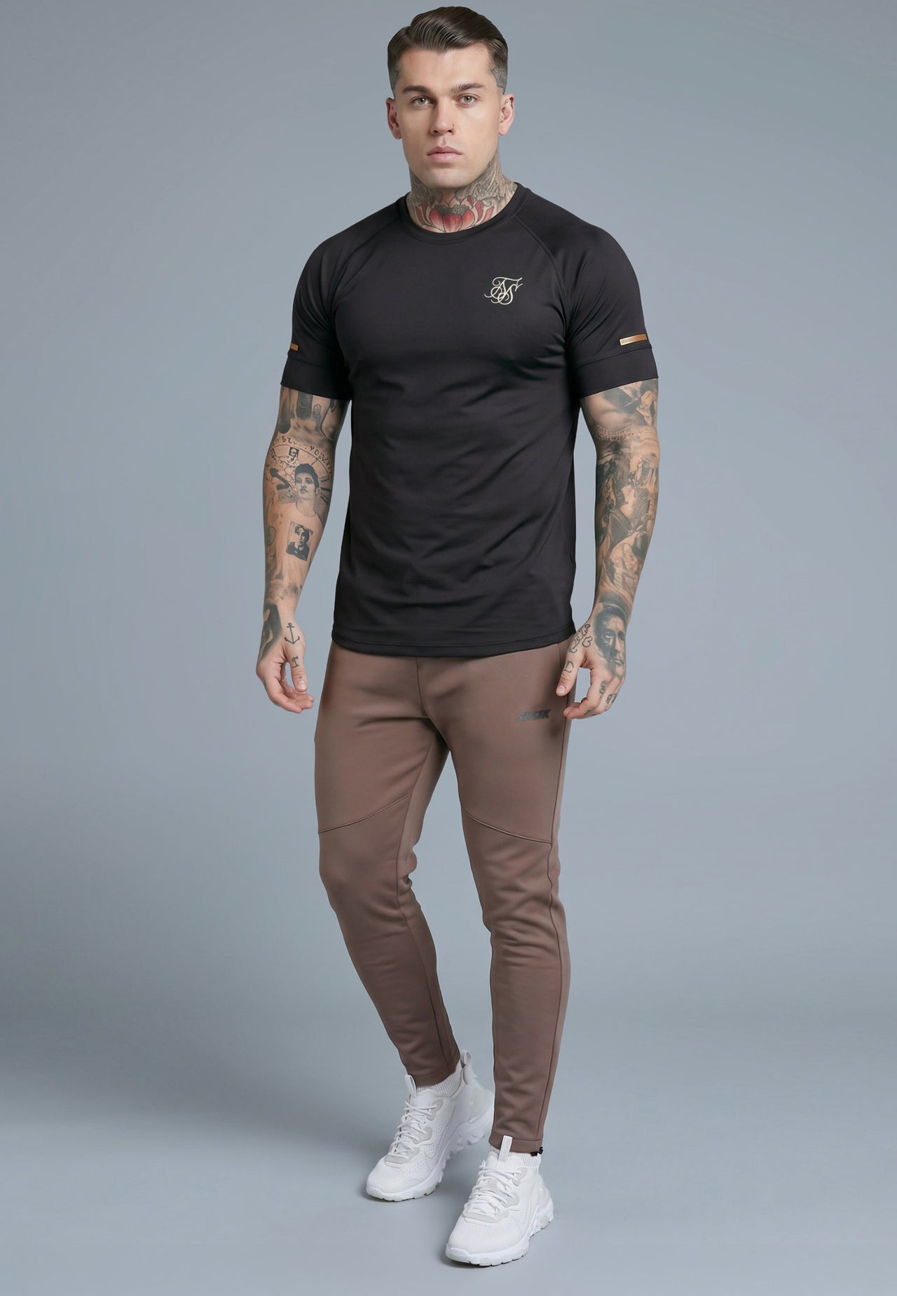 Brown Muscle Fit Joggers (3)