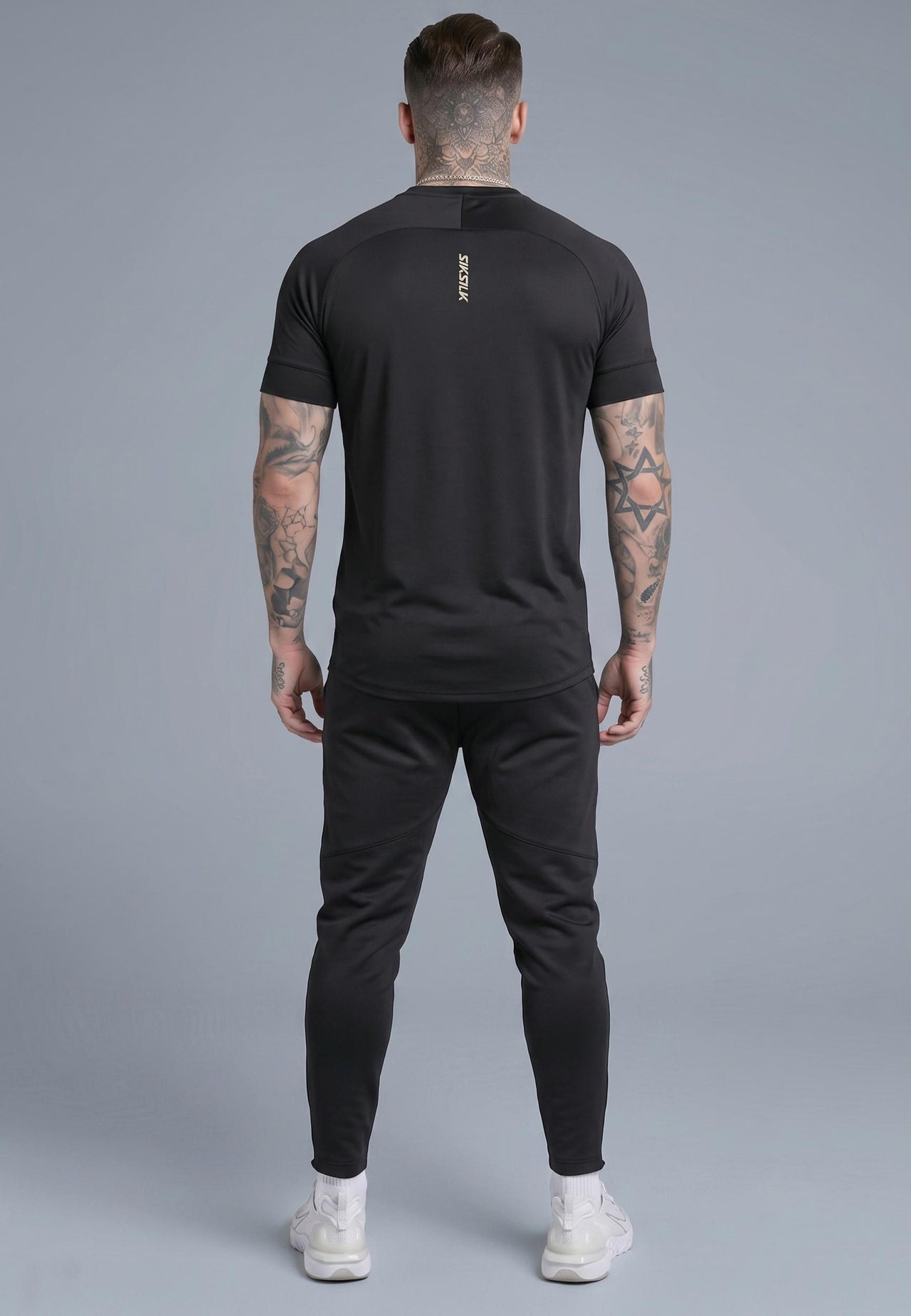 Black Muscle Fit Joggers (4)