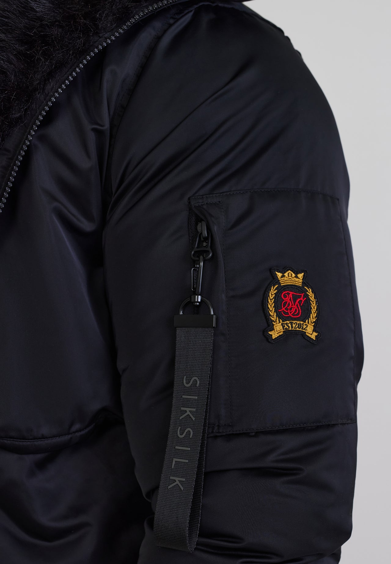 Black Hooded Bomber Jacket (1)