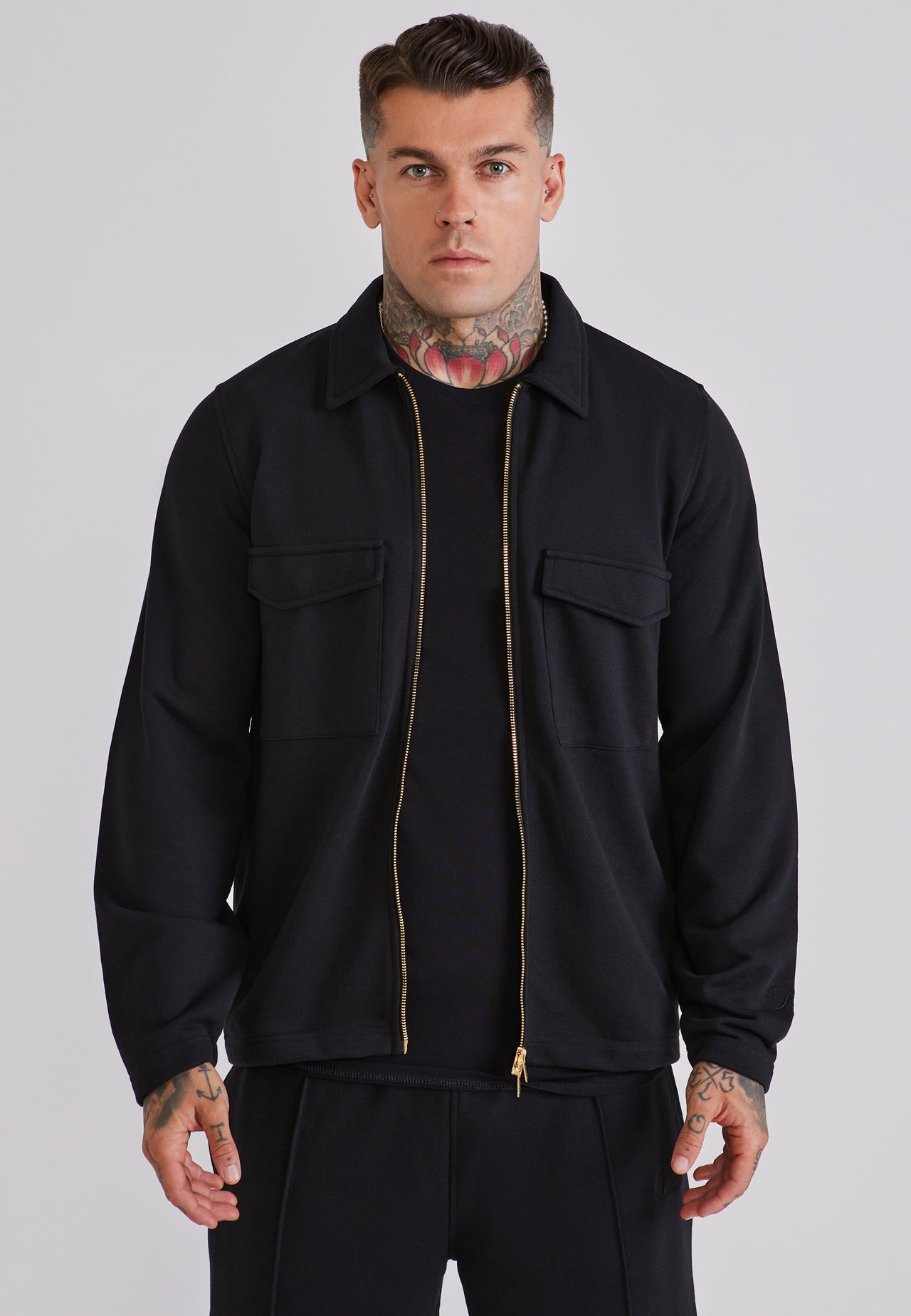Black Smart Overshirt