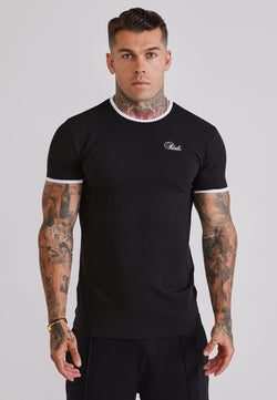 Black and White Ringer T-Shirt