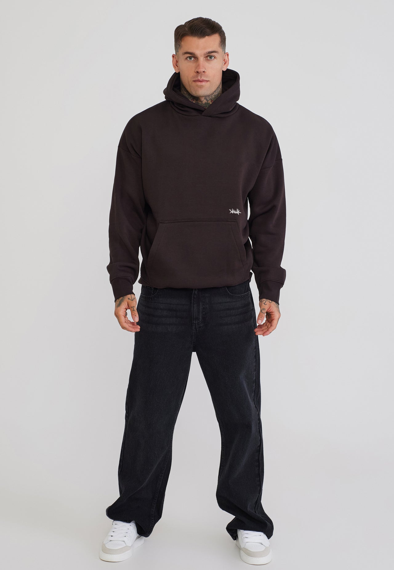 Brown Essentials Hoodie (2)