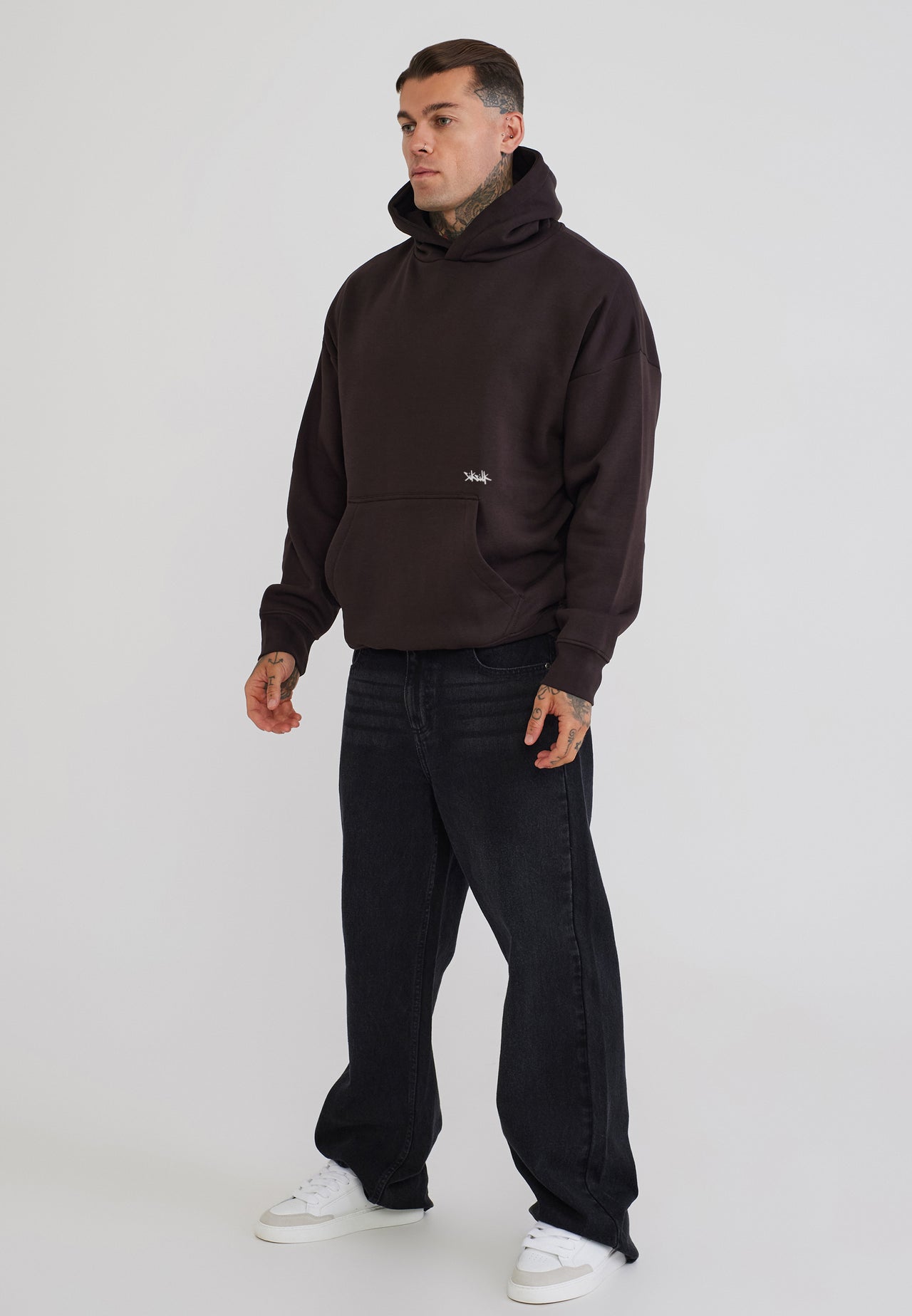 Brown Essentials Hoodie (4)