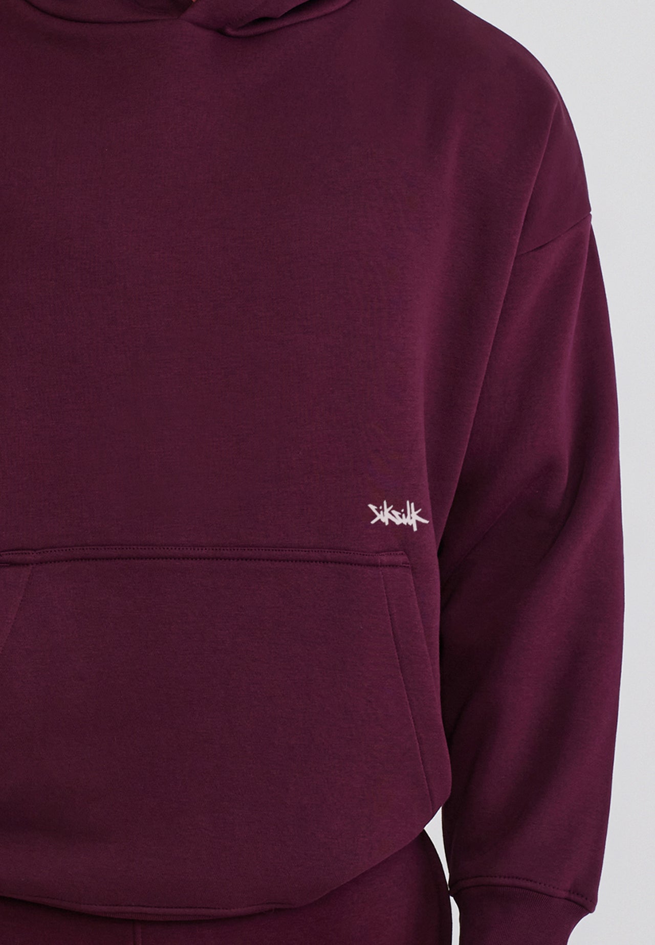 Burgundy Essentials Hoodie (3)