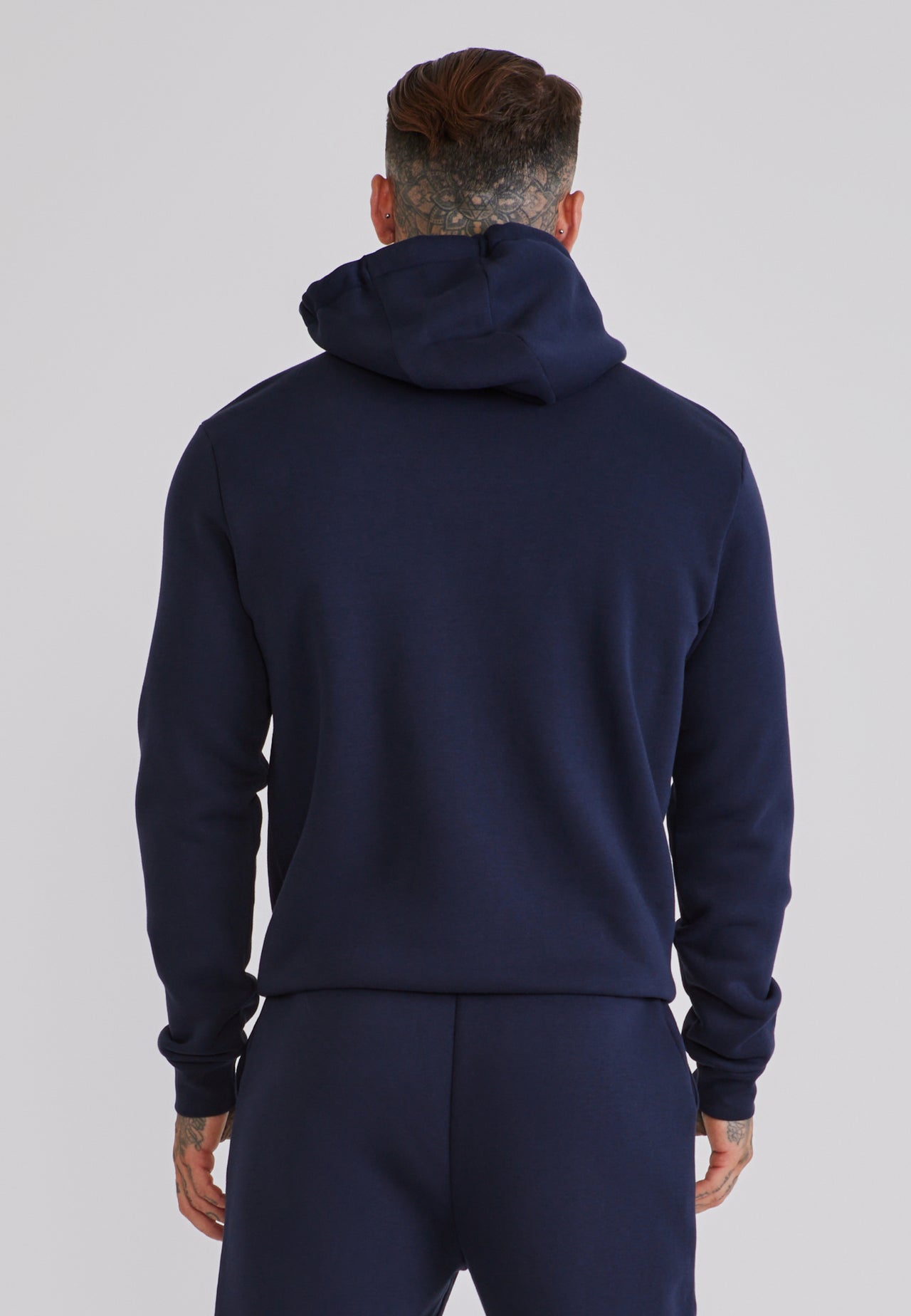 Navy Essentials Full Zip Hoodie (4)
