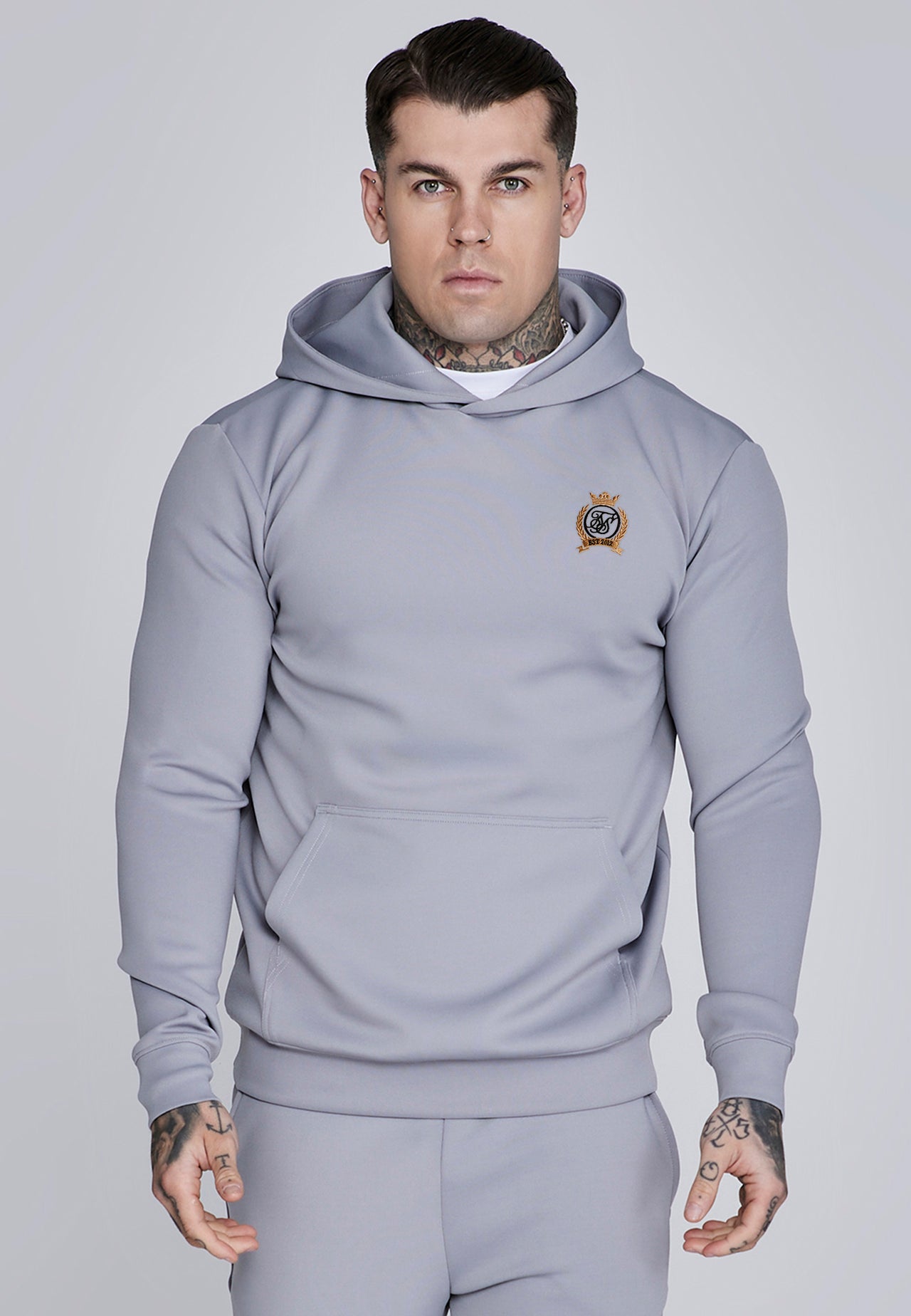Grey Essentials Poly Hoodie
