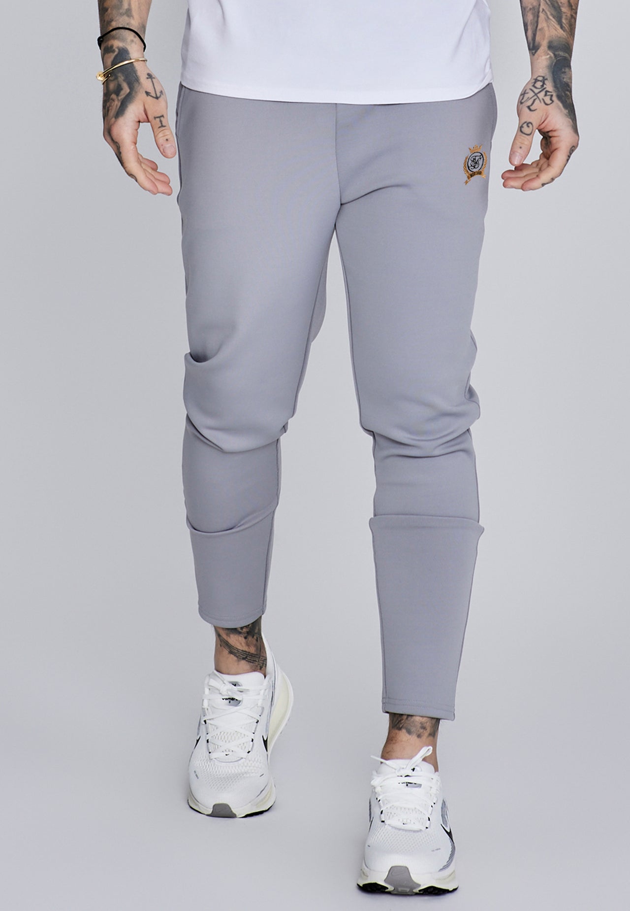 Grey Essentials Poly Joggers