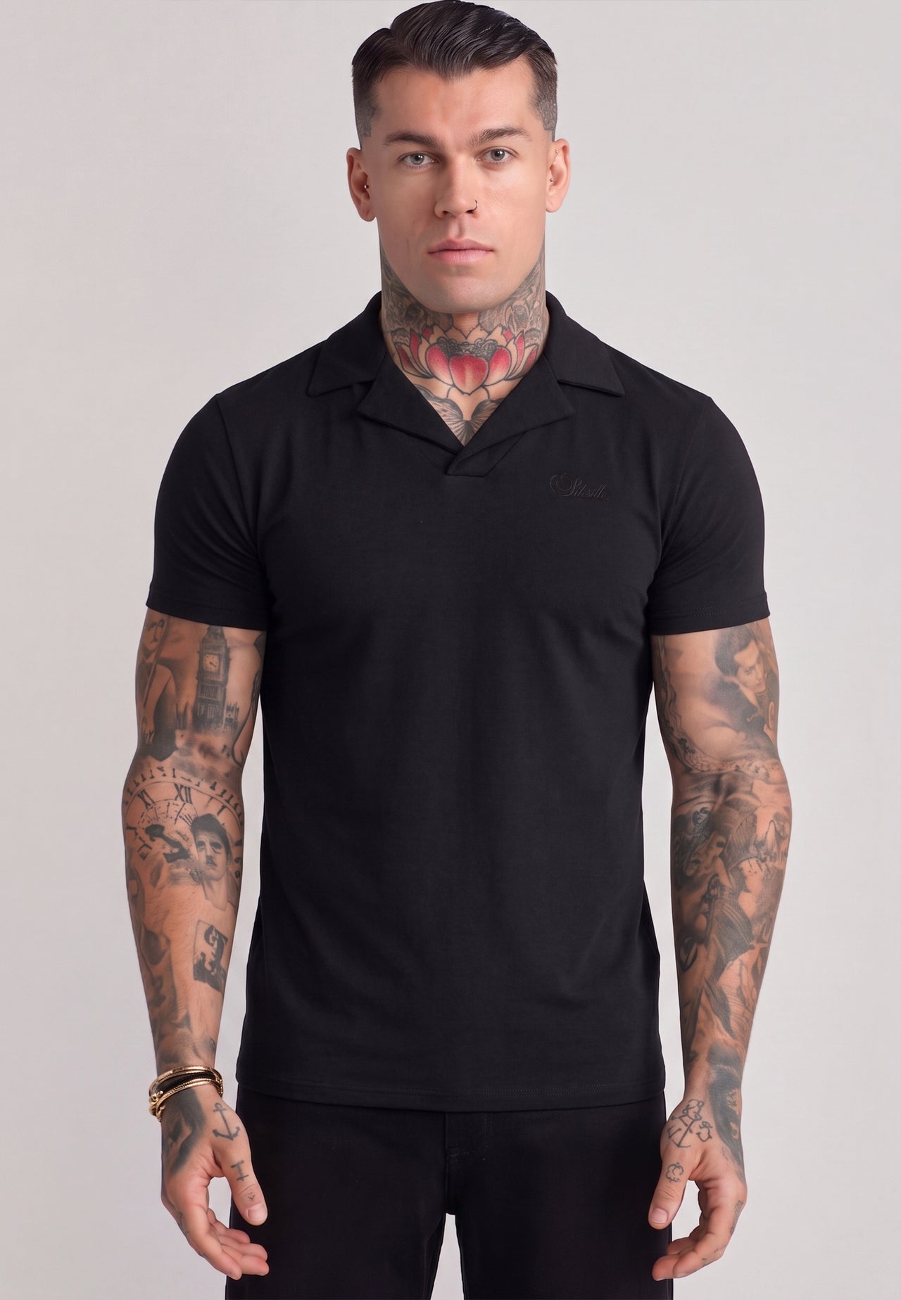 Black Revere Polo T-Shirt