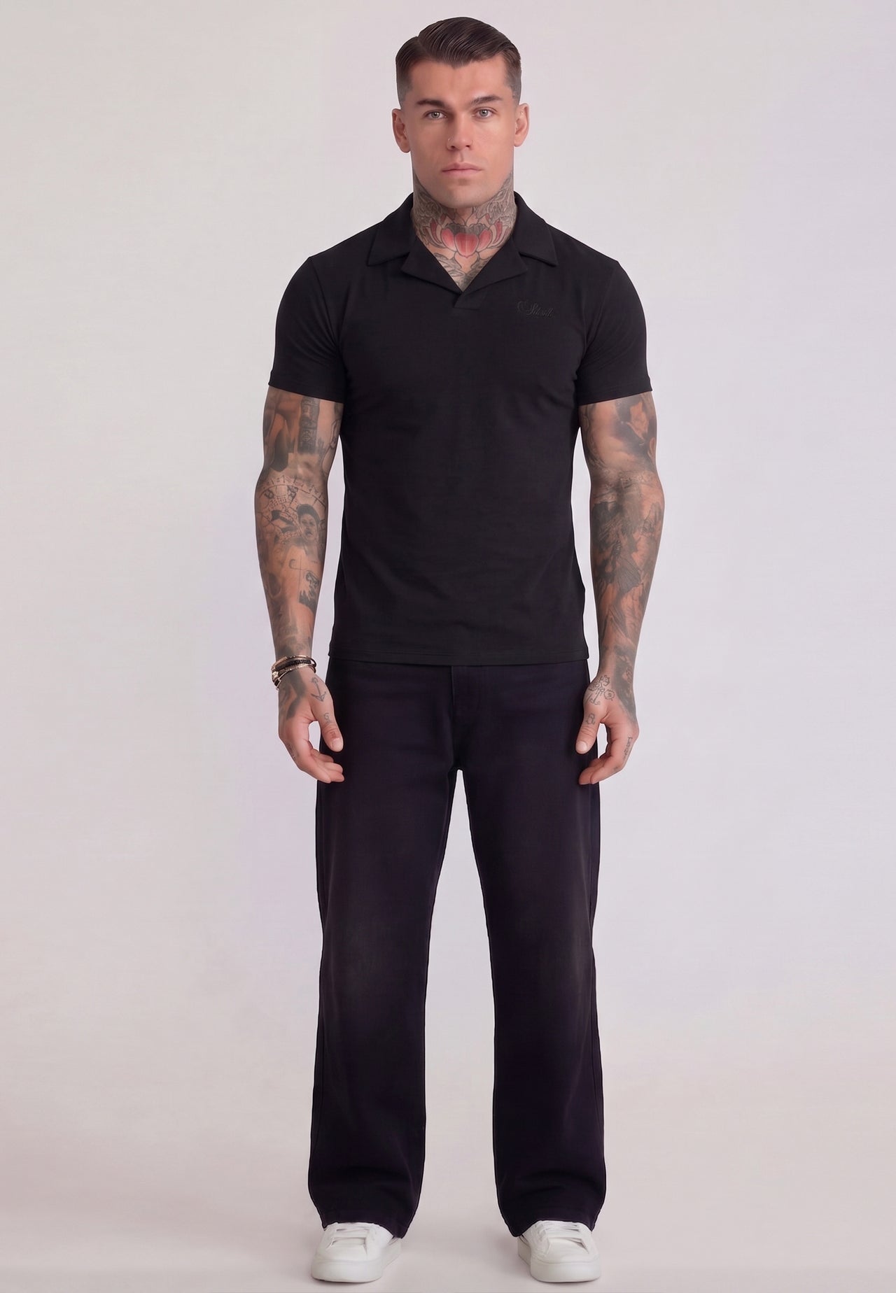Black Revere Polo T-Shirt (2)