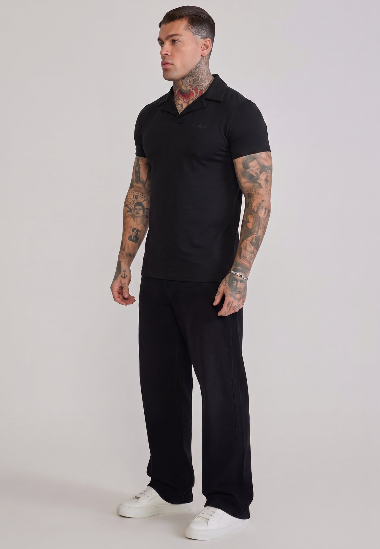 Black Revere Polo T-Shirt (4)