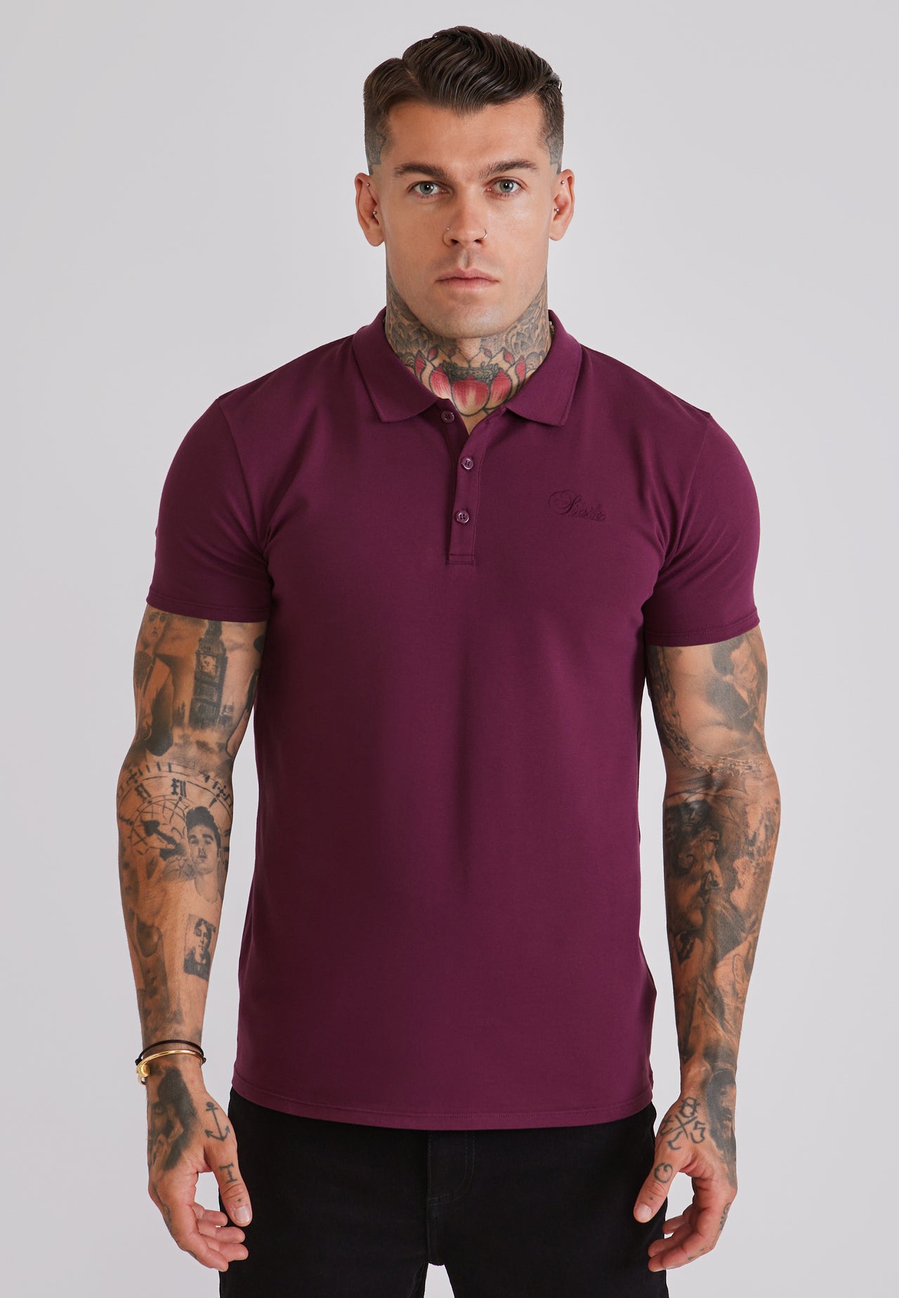Burgundy Polo T-Shirt