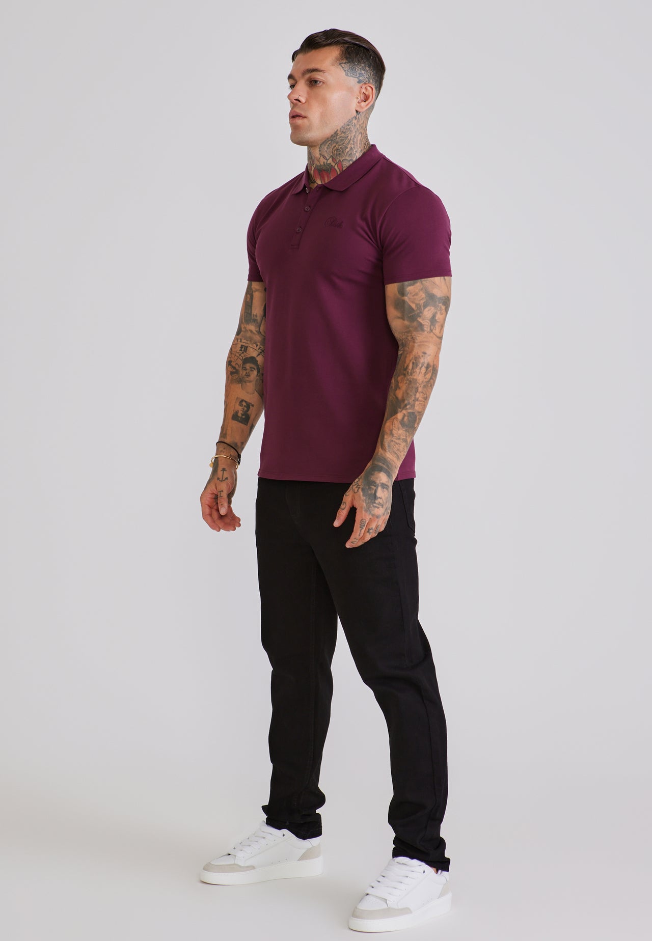 Burgundy Polo T-Shirt (3)