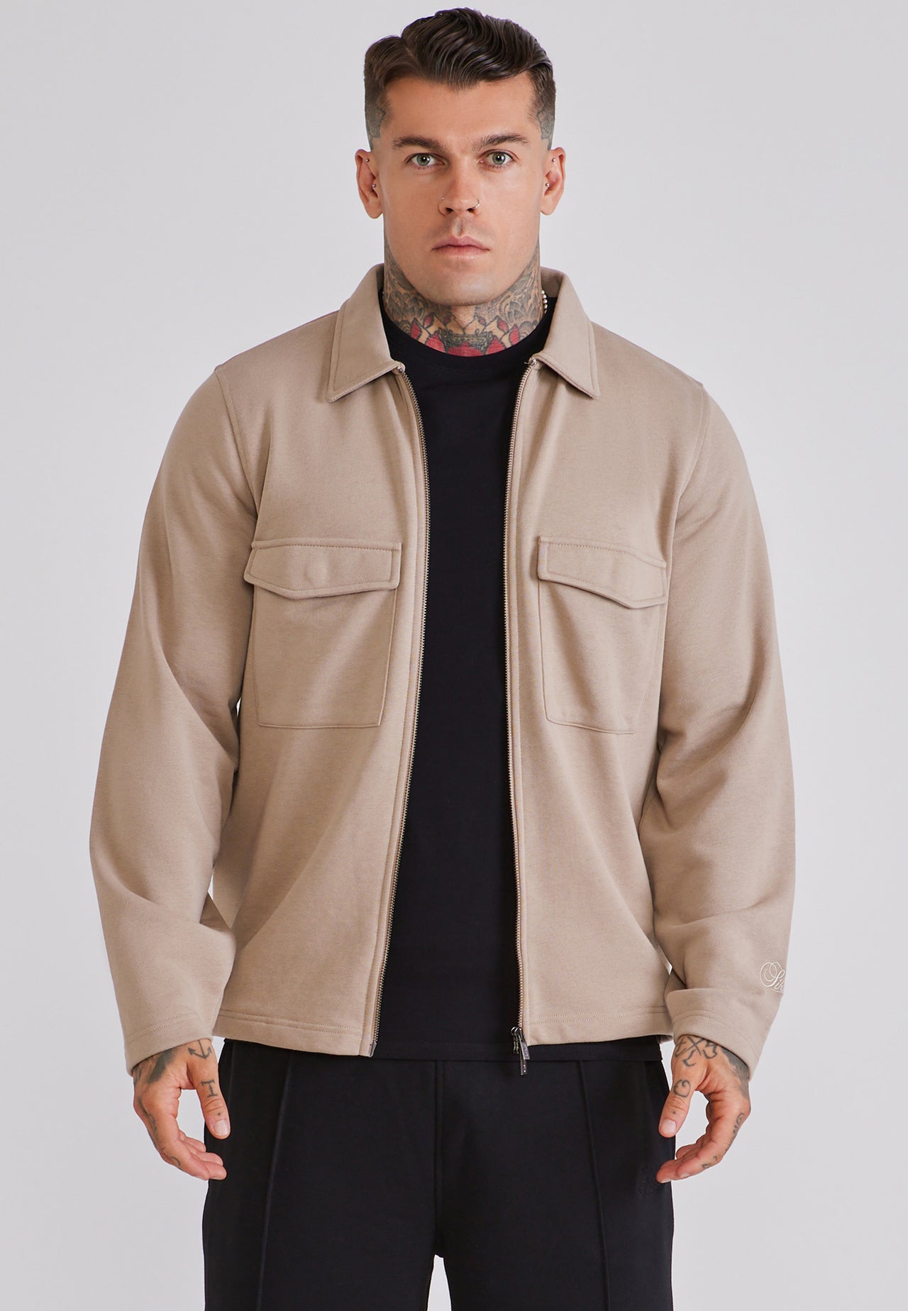 Stone Smart Overshirt