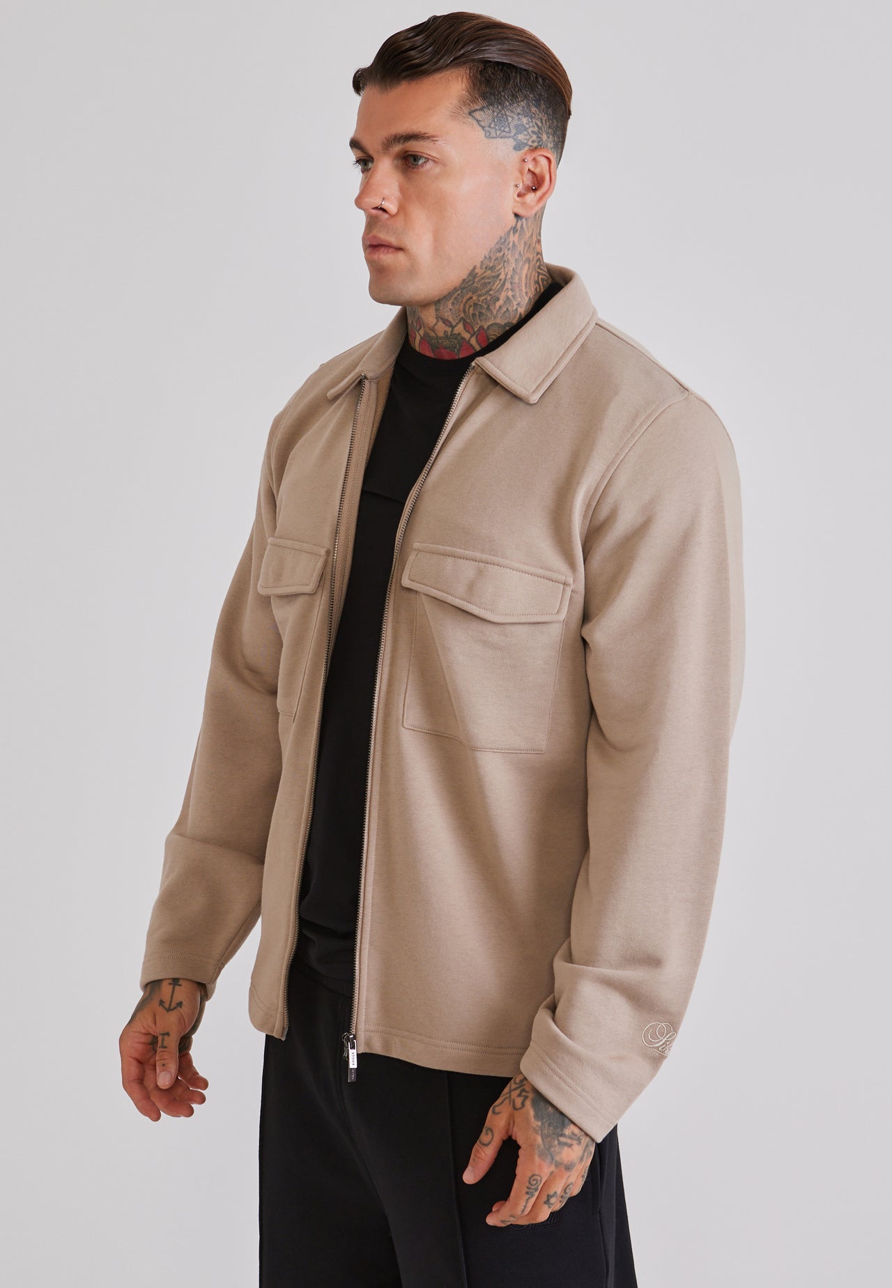 Stone Smart Overshirt (1)