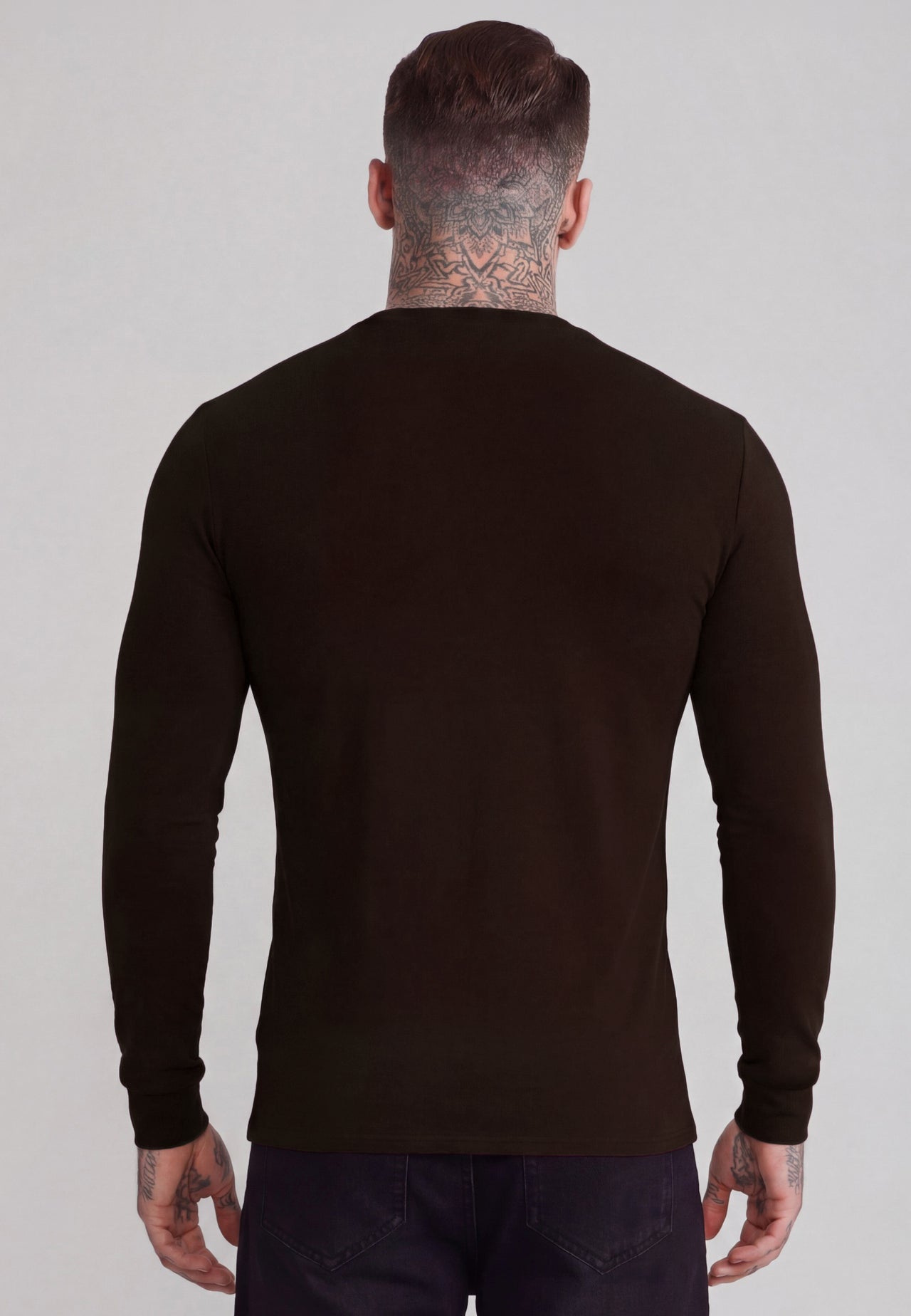 Brown Essentials LS T-Shirt (1)