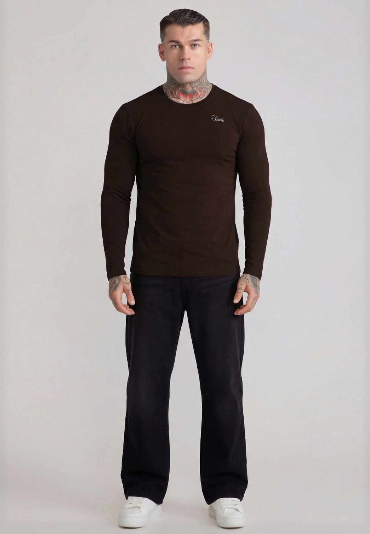 Brown Essentials LS T-Shirt (2)