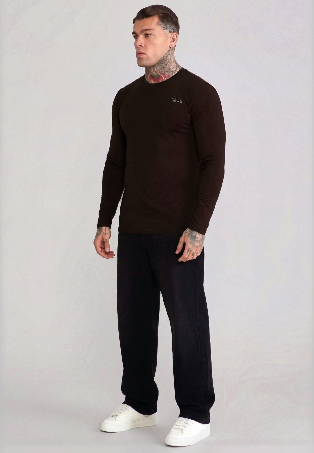Brown Essentials LS T-Shirt (4)