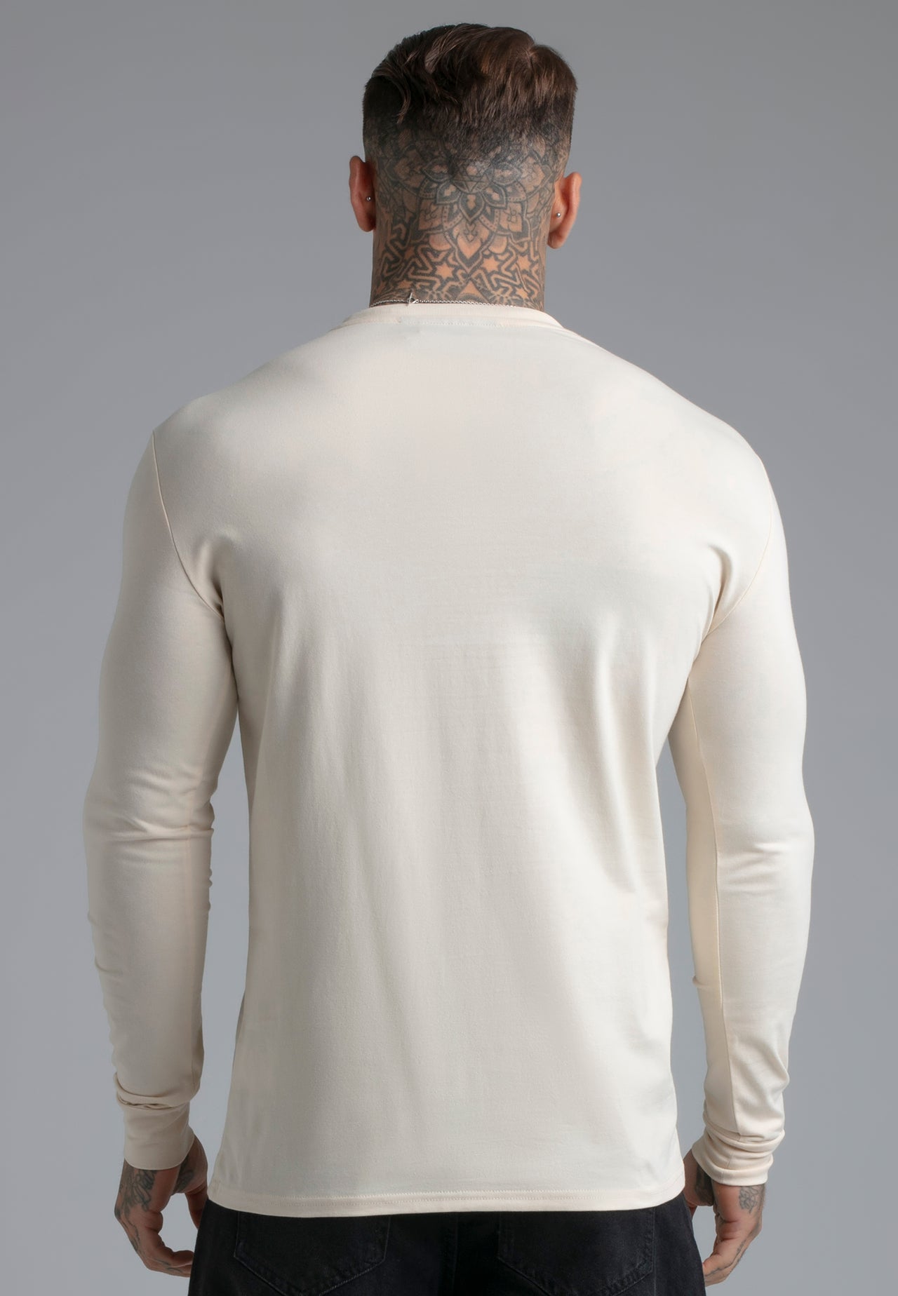 Ecru Essentials LS T-Shirt (1)
