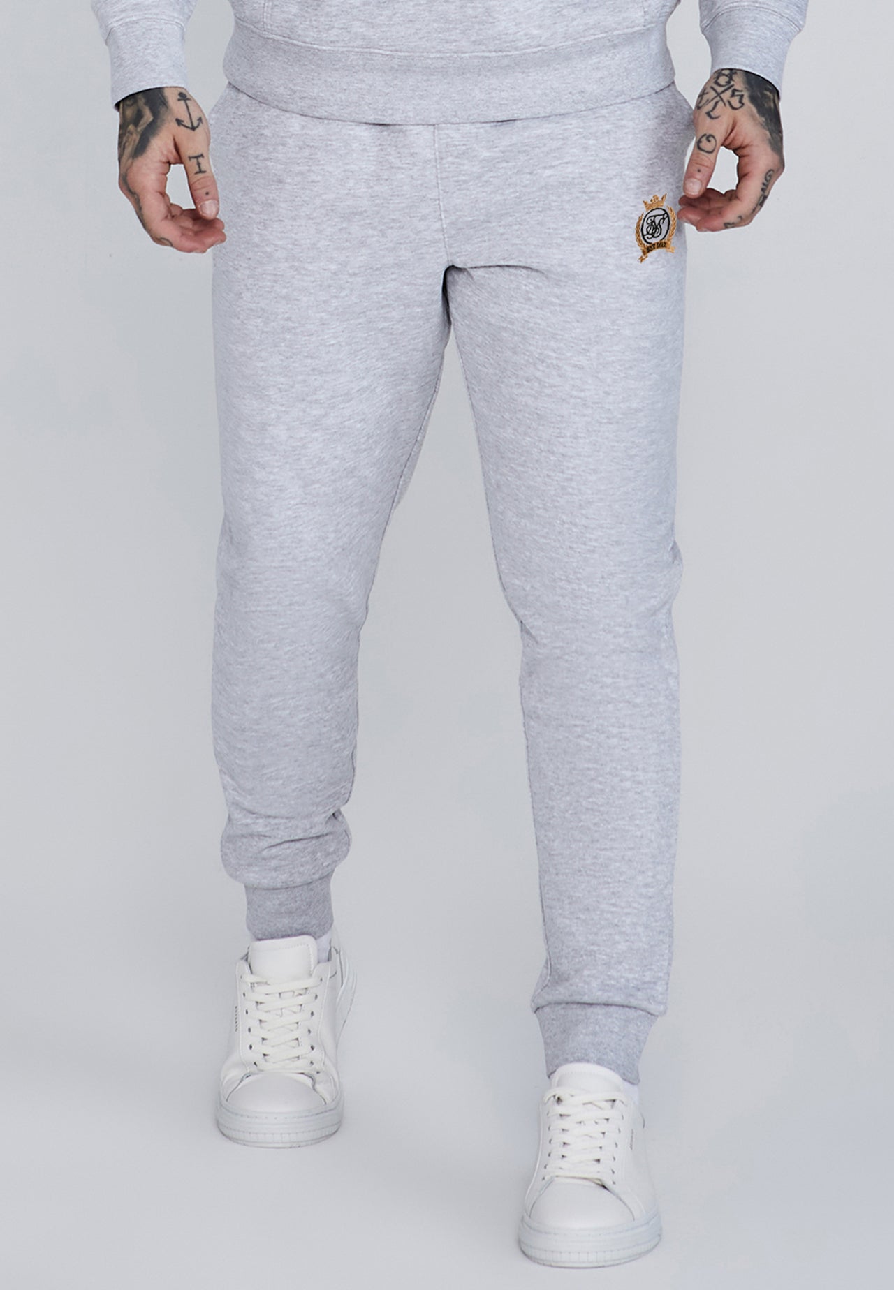 Grey Marl Hoodie and Joggers Set (4)
