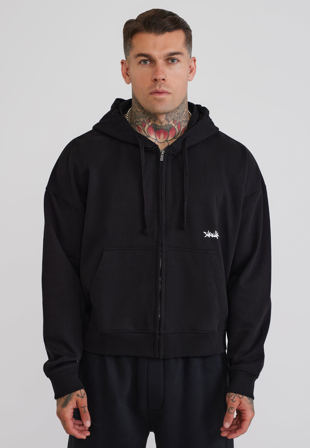 Black Full Zip Hoodie