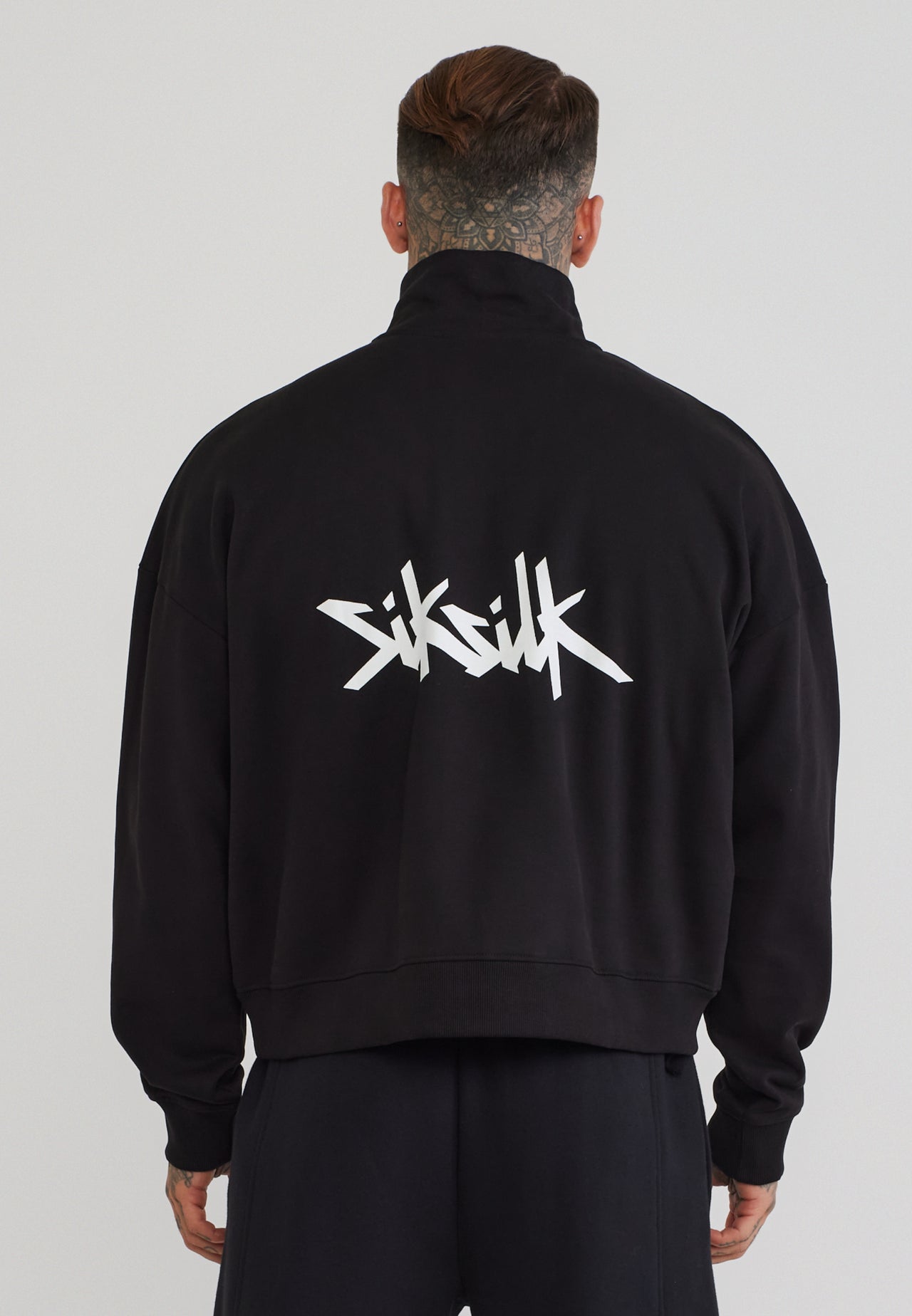 Black Quarter Zip Sweater (4)