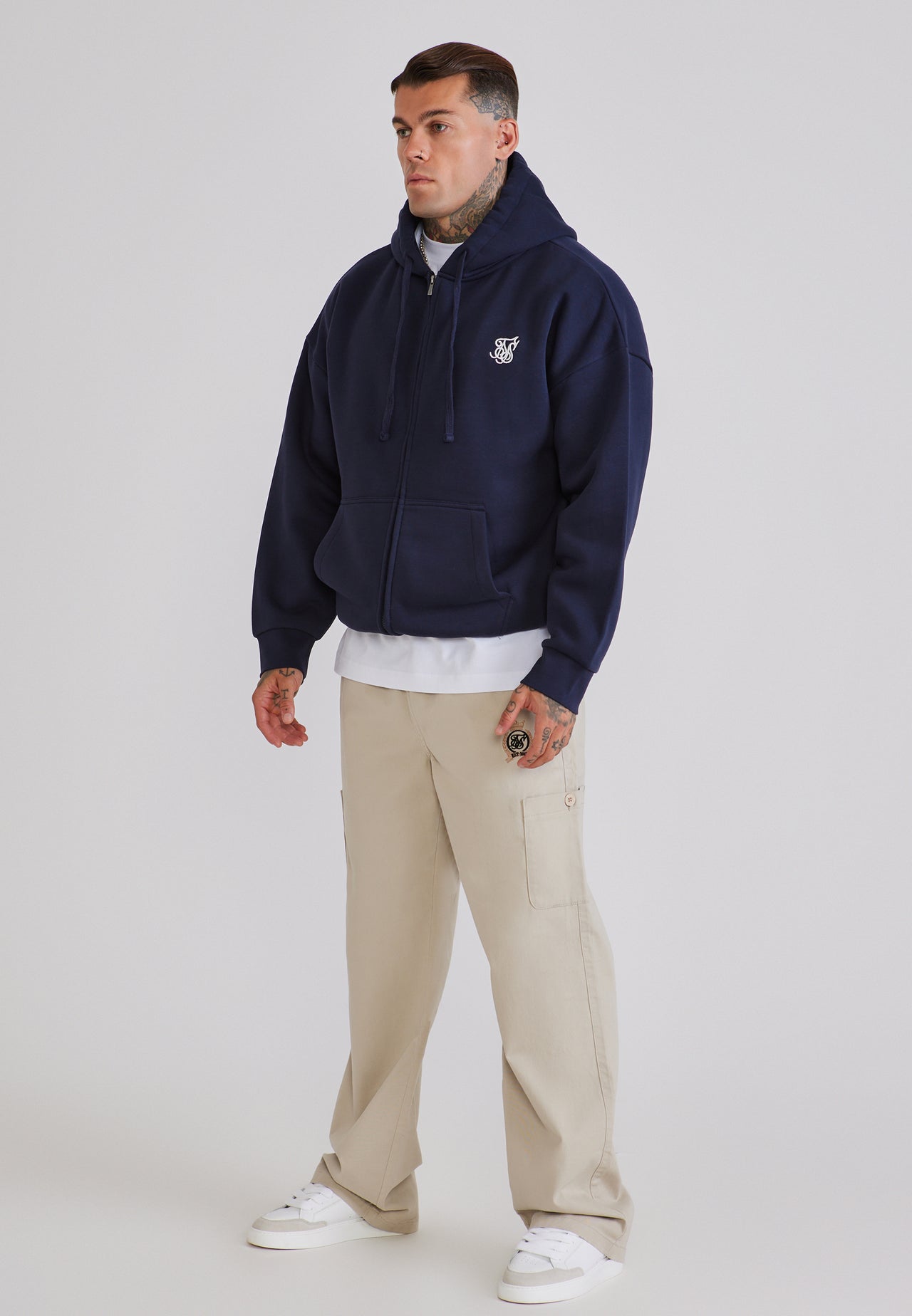 Navy Essentials Hoodie (3)