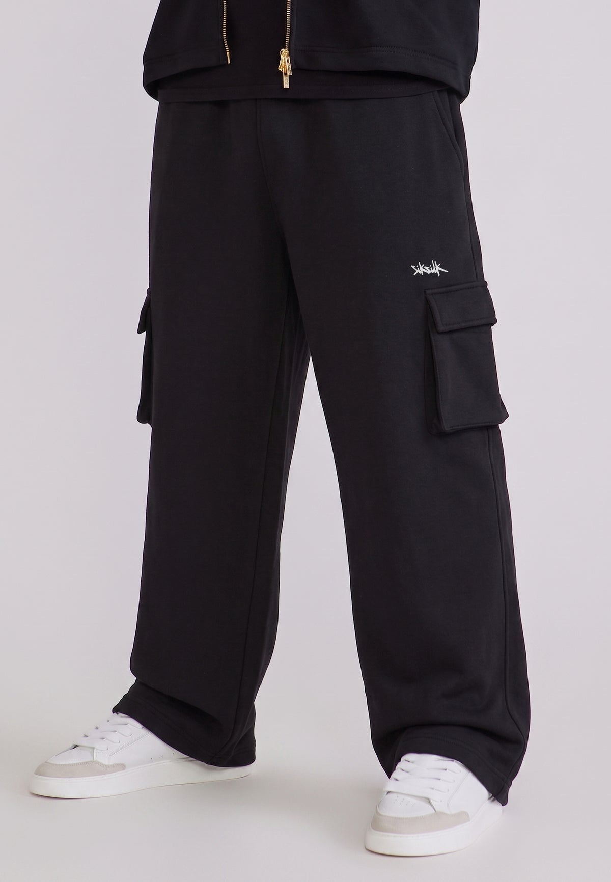 Wide Leg Cargo Joggers