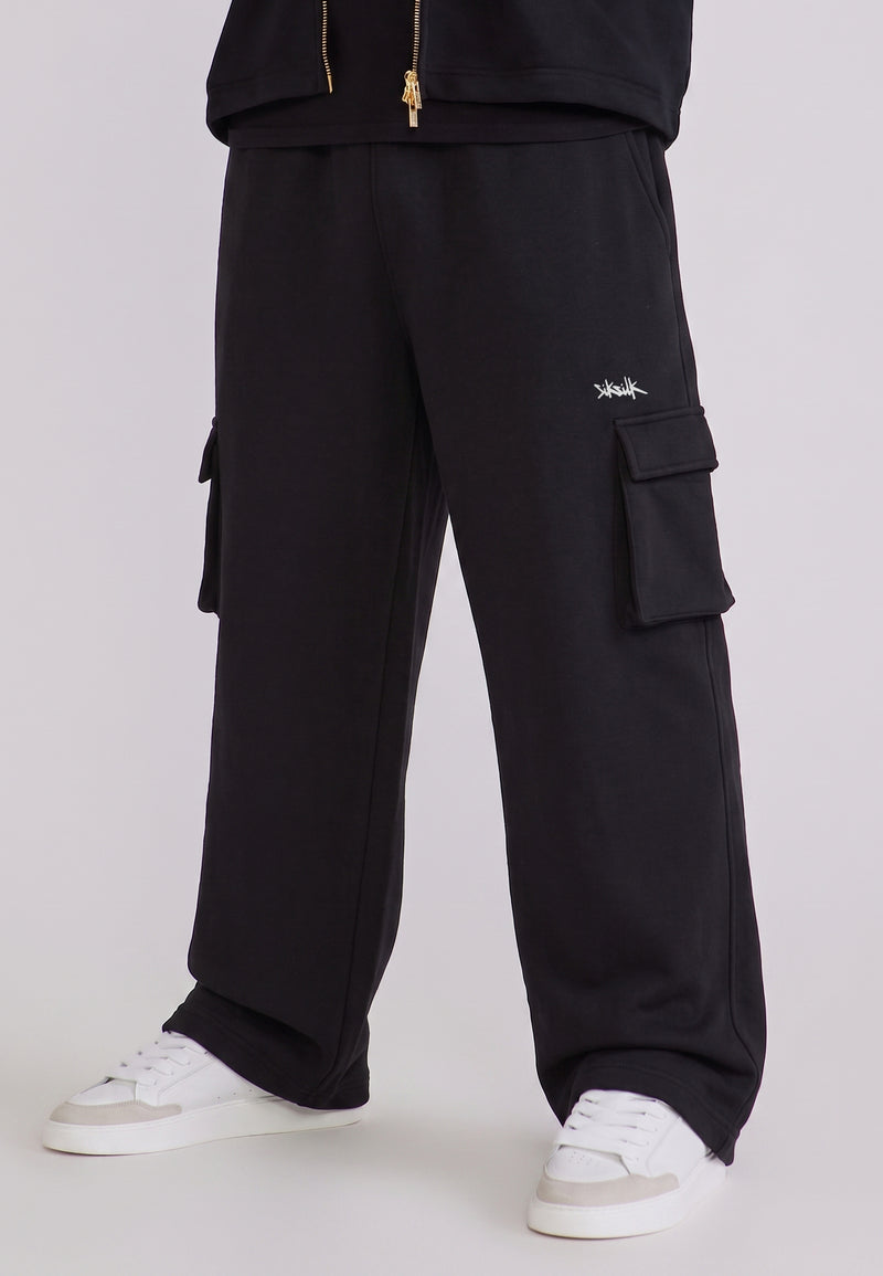 Wide Leg Cargo Joggers