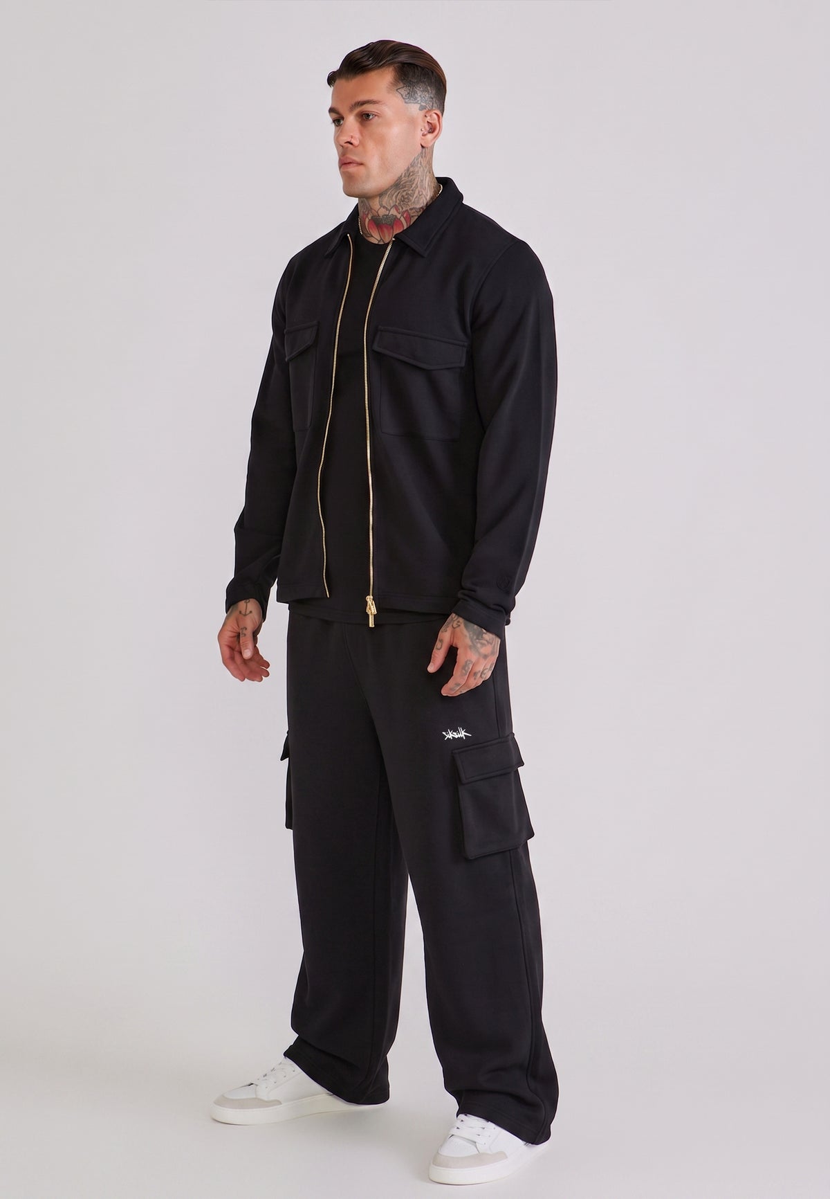 Wide Leg Cargo Joggers (3)