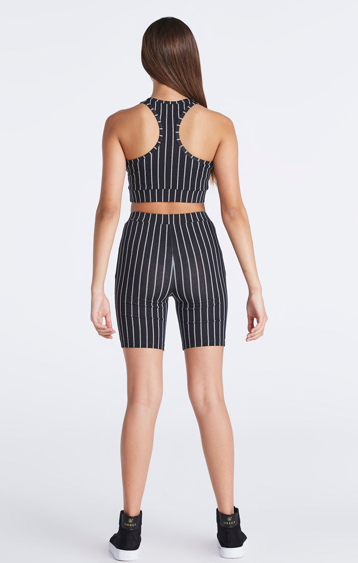 Girls Black Stripe Bralette (5)