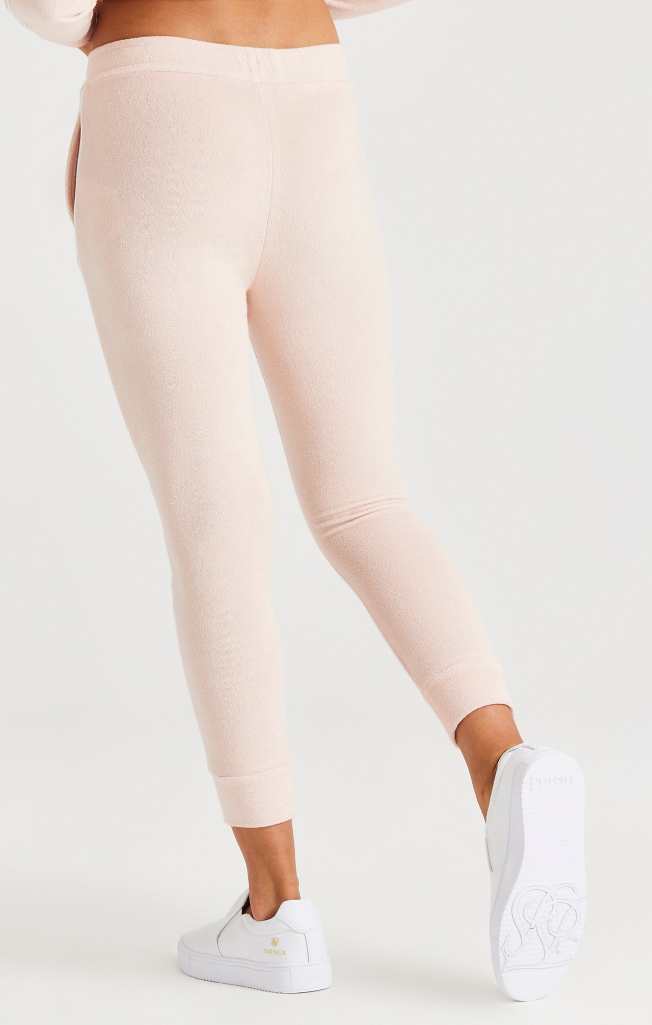 SikSilk Towelling Joggers - Pink (3)