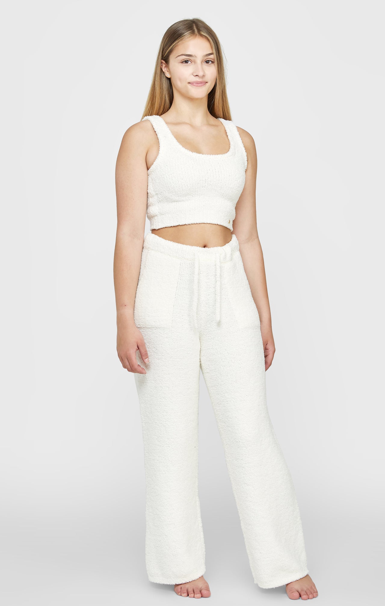 Girls Ecru Lounge Vest (3)