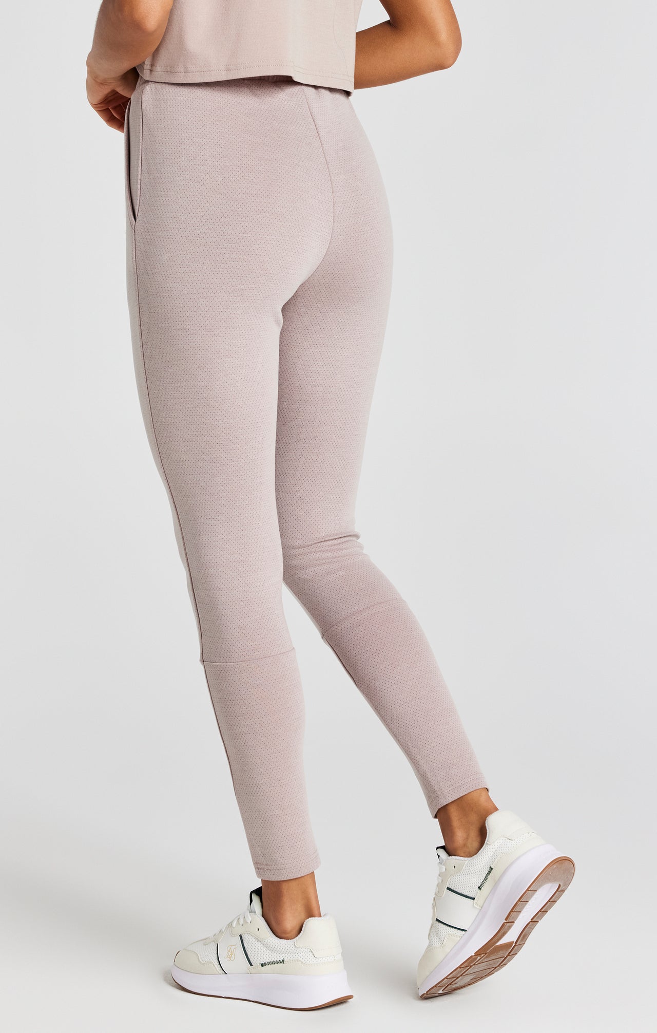 SikSilk Exhibit Premium Track Pants - Washed Pink (3)