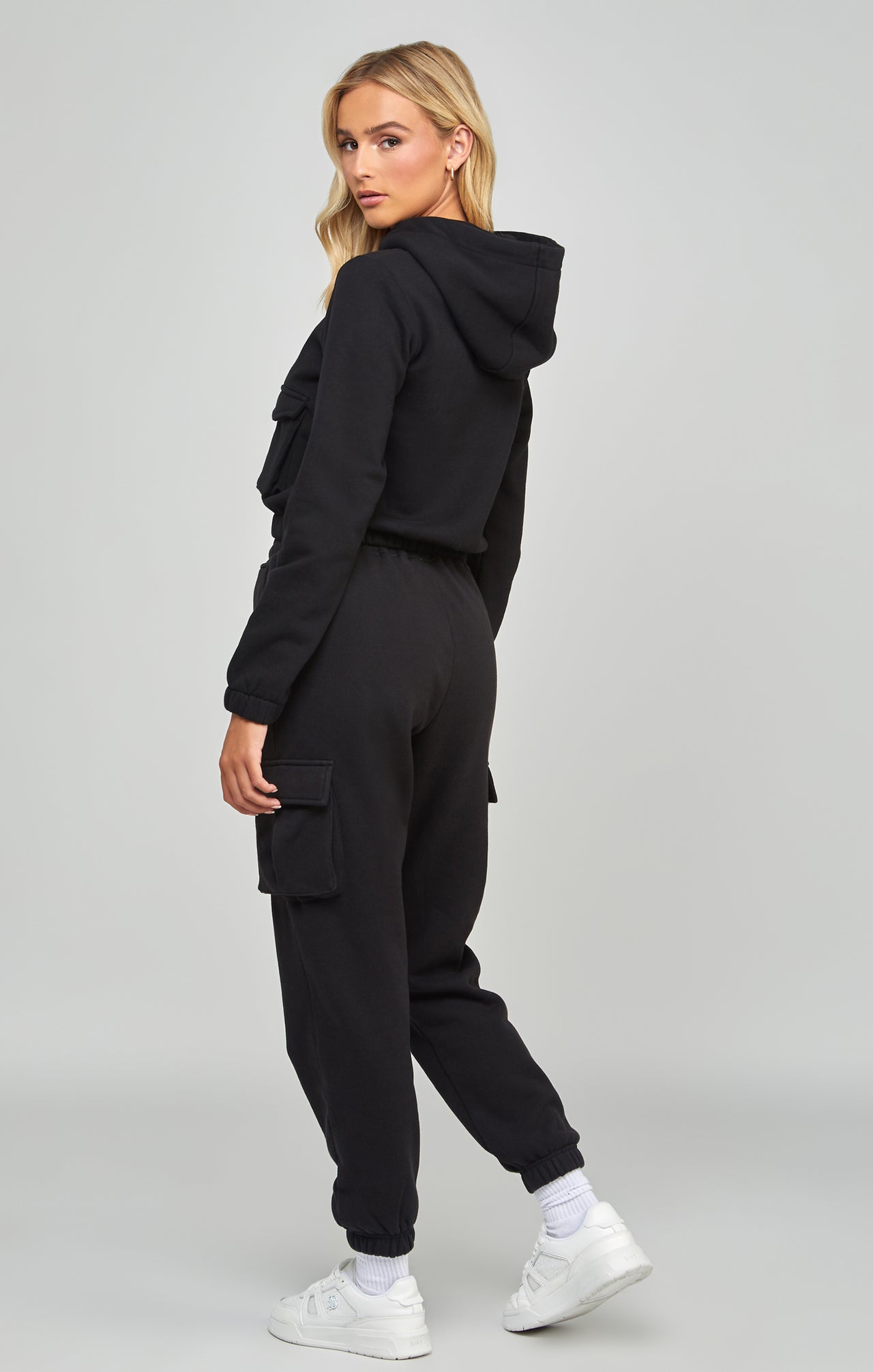 Black Cargo Pocket Hoodie (4)