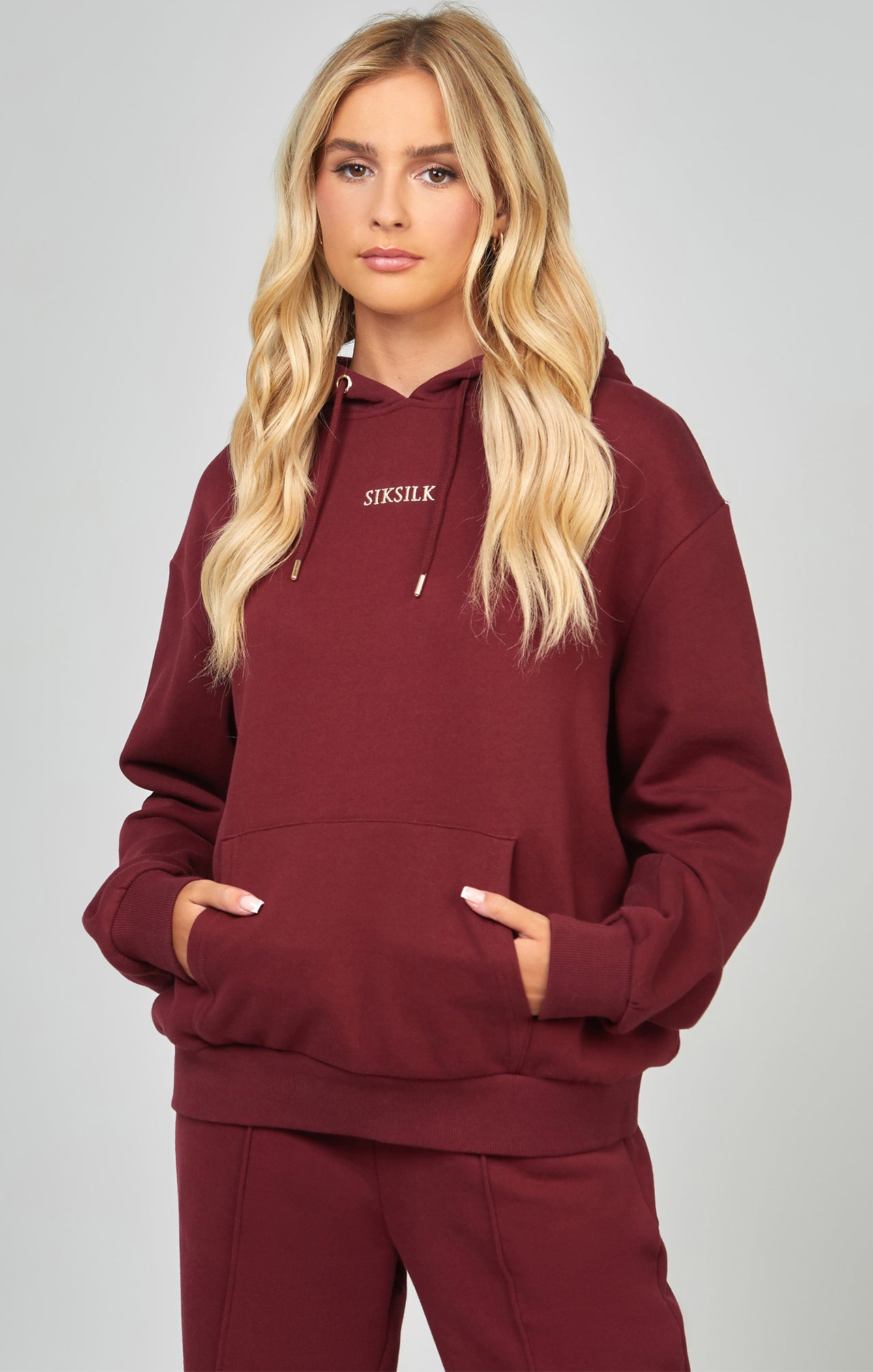 Burgundy Oversized Hoodie