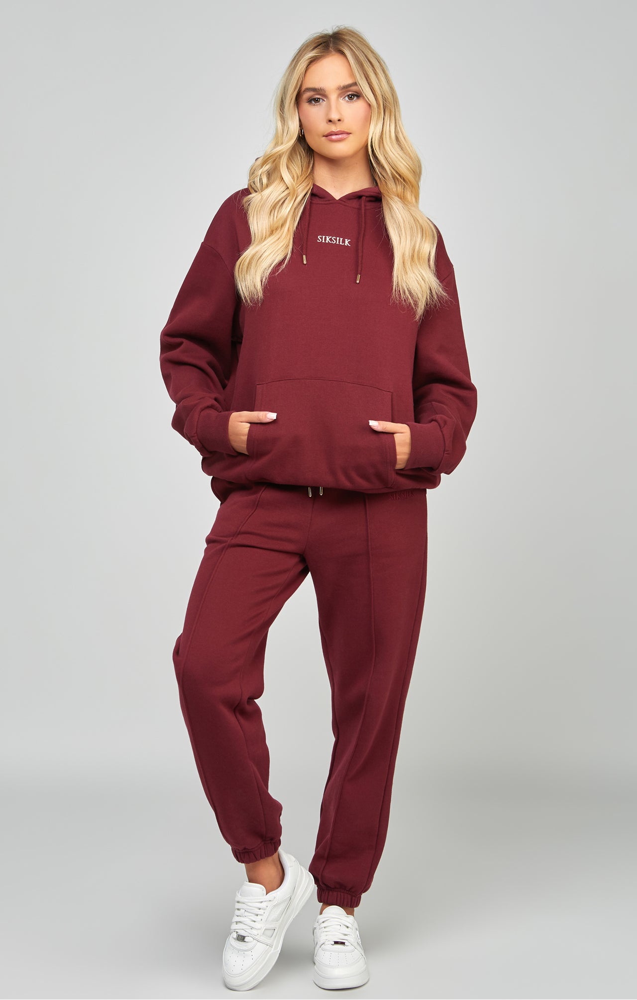 Burgundy Oversized Hoodie (2)