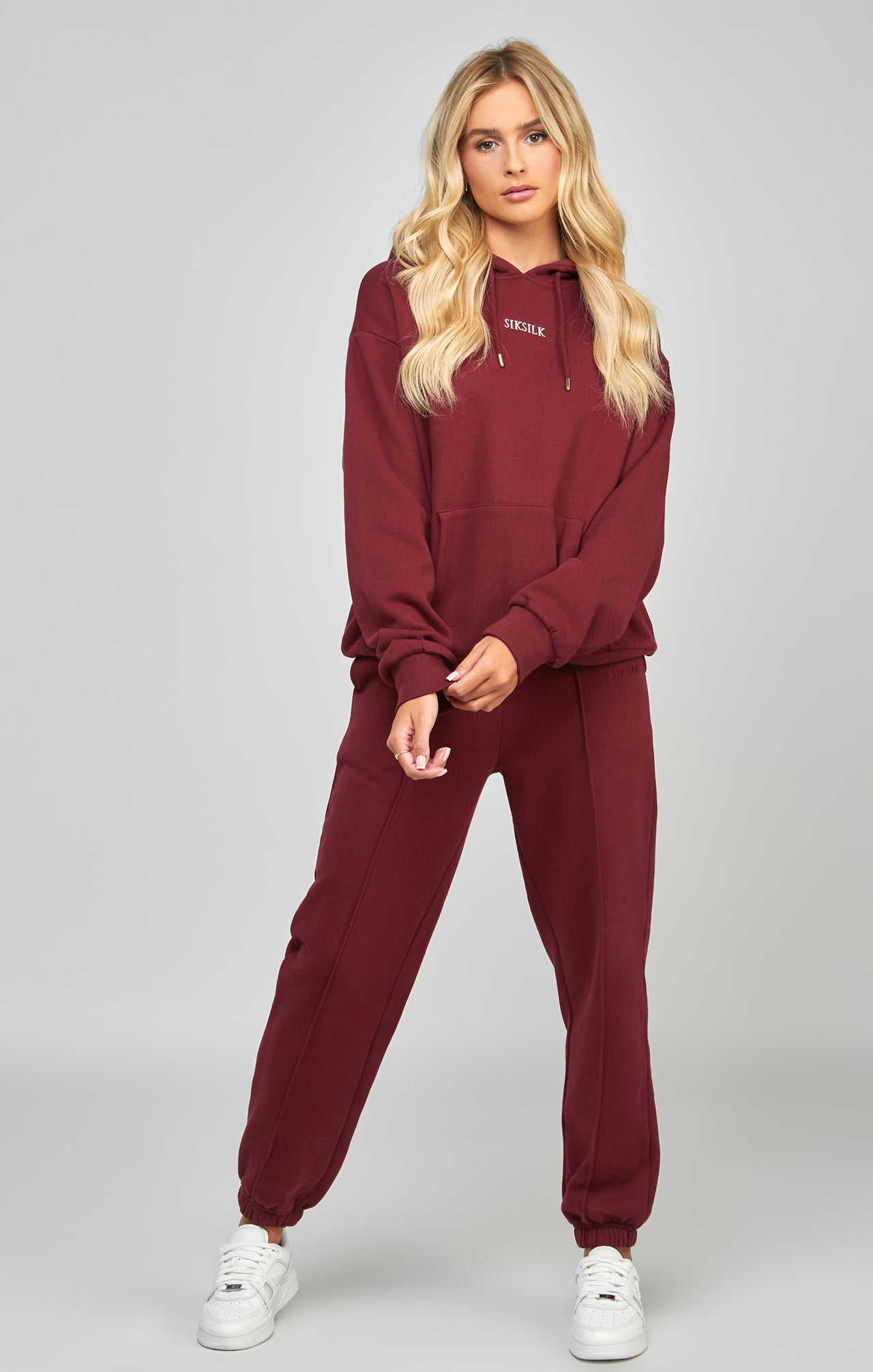 Burgundy Oversized Hoodie (5)