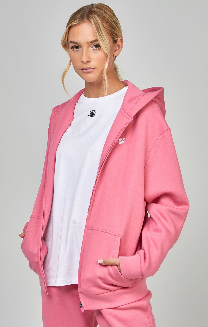 Pink Essential Zip Thru