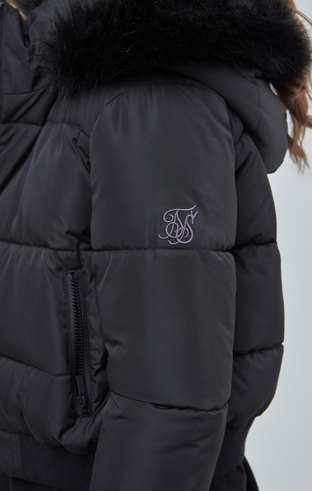 Black Cropped Parka (2)
