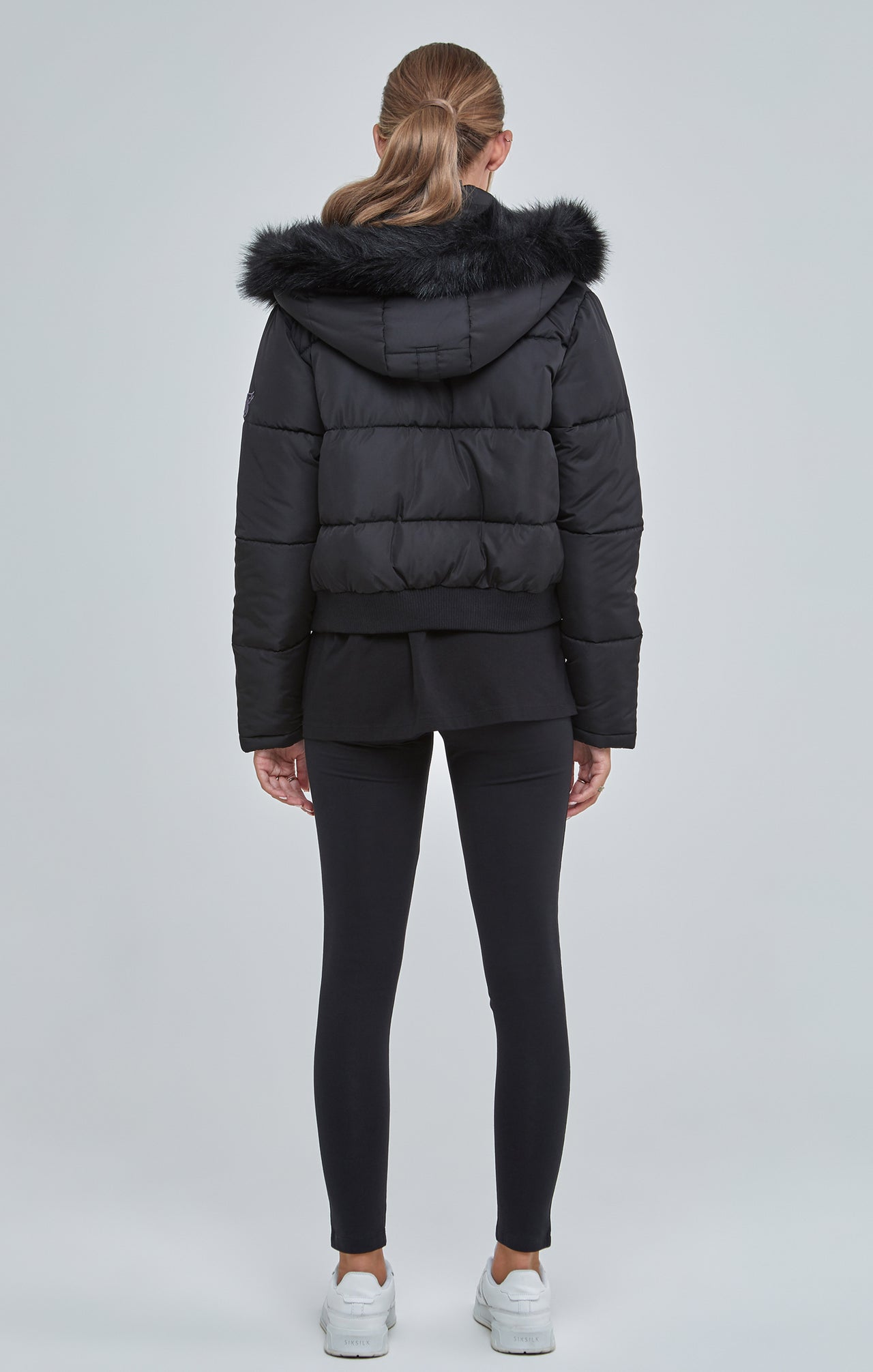 Black Cropped Parka (4)