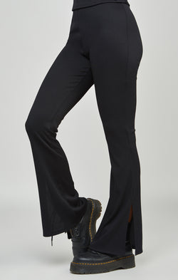 Black Ribbed Trouser